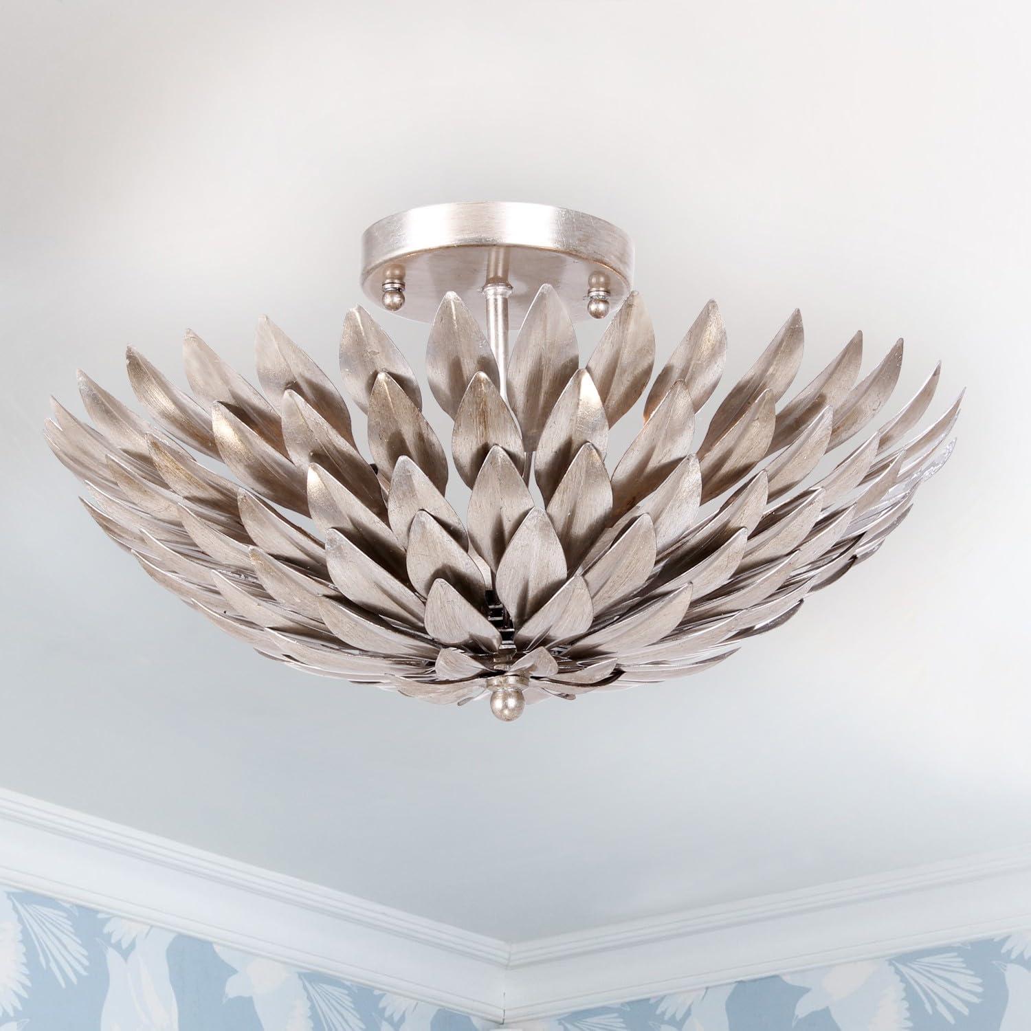 Crystorama Lighting - Four Light Ceiling Mount - Ceiling Mount - Broche - Four