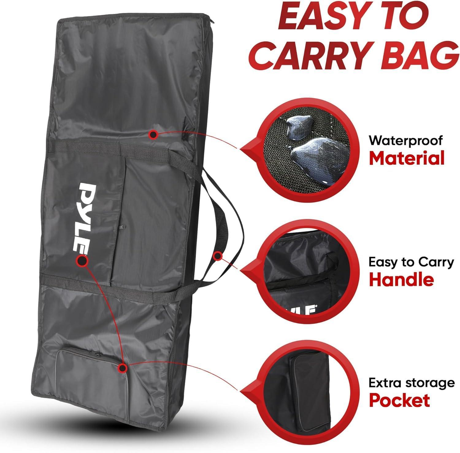 Karaoke Keyboard for Singing with 61 Keys, Waterproof Case, Stand, Pedal, and Headset