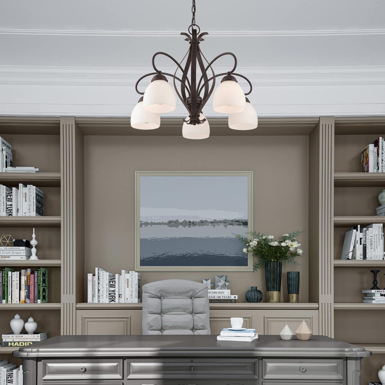 Livex Lighting - Brookside - 5 Light Chandelier in New Traditional Style - 26