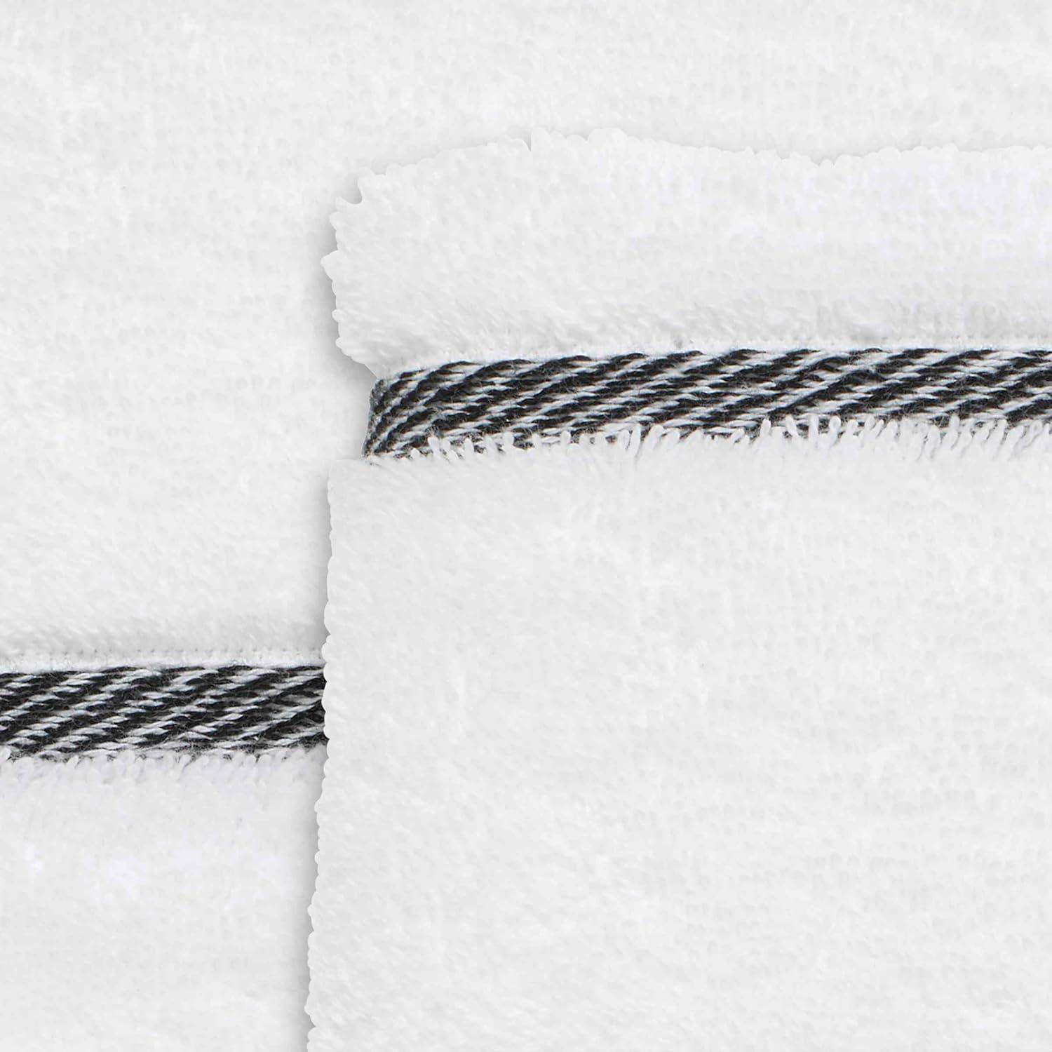 Nicole Miller Home Nicole Miller Sydney Cotton Honeycomb / Waffle Bath Towels