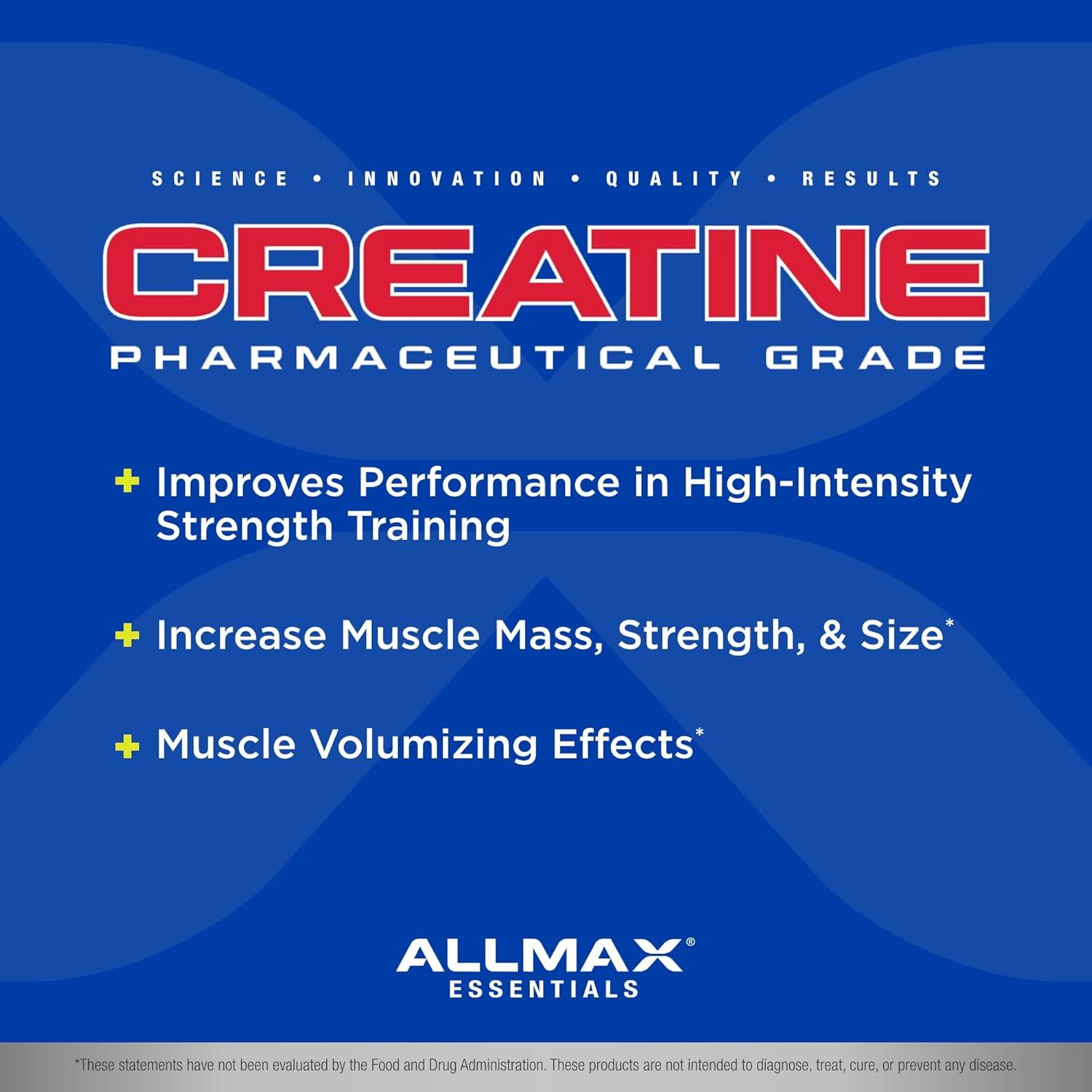 ALLMAX Creatine, Pharmaceutical Grade, Unflavored, 14.11 oz (400 g)
