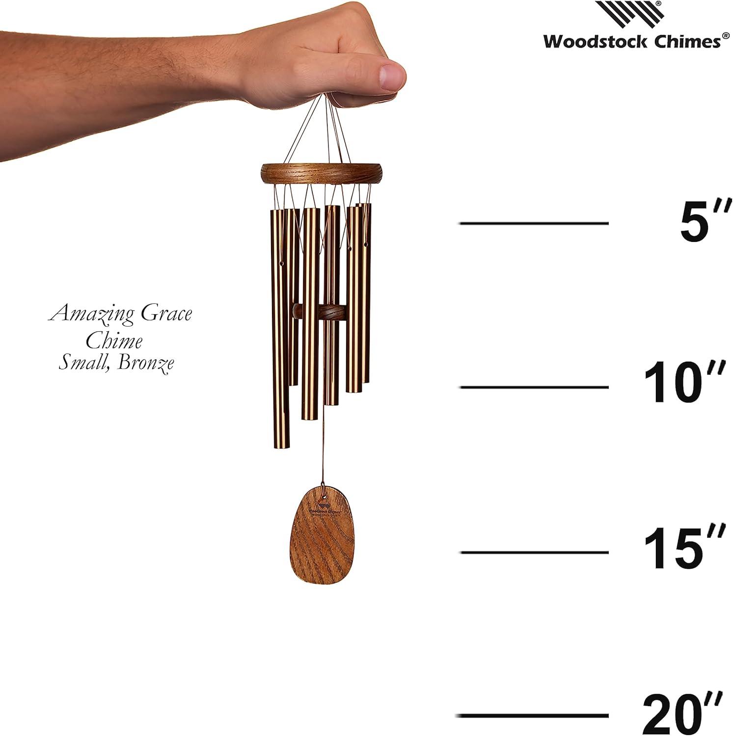 Woodstock Windchimes Original Amazing Grace Chime  Wind Chimes For Outside  Wind Chimes For Garden  Patio  and Outdoor DÃƒÂ©cor