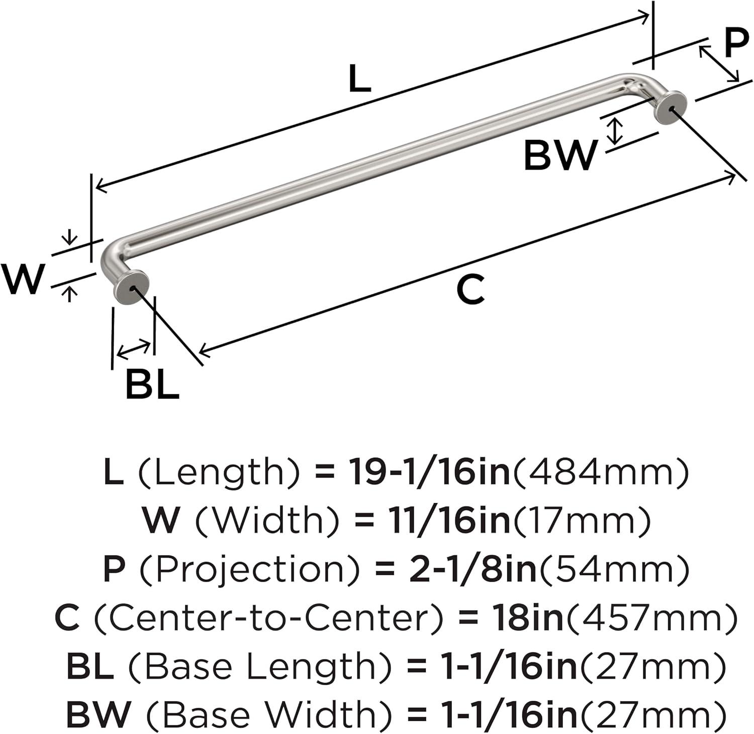 Factor 18 inch (457mm) Center-to-Center