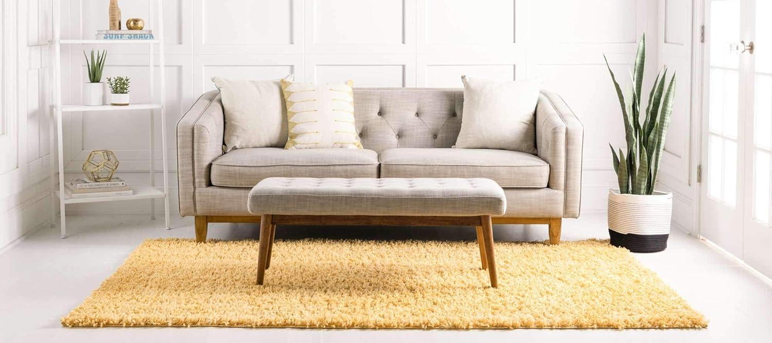 Unique Loom Davos Shag Solid Indoor Woven Area Rug