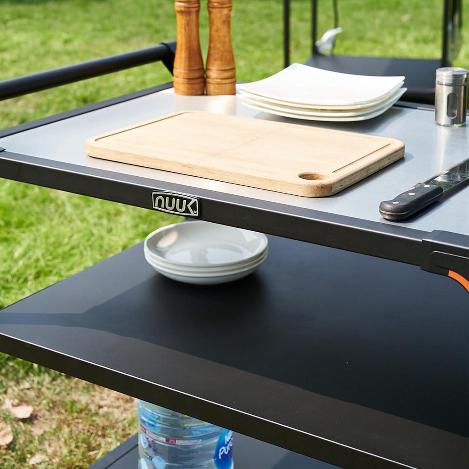 NUUK Stainless Steel 30IN Outdoor Grill and Prep Cart