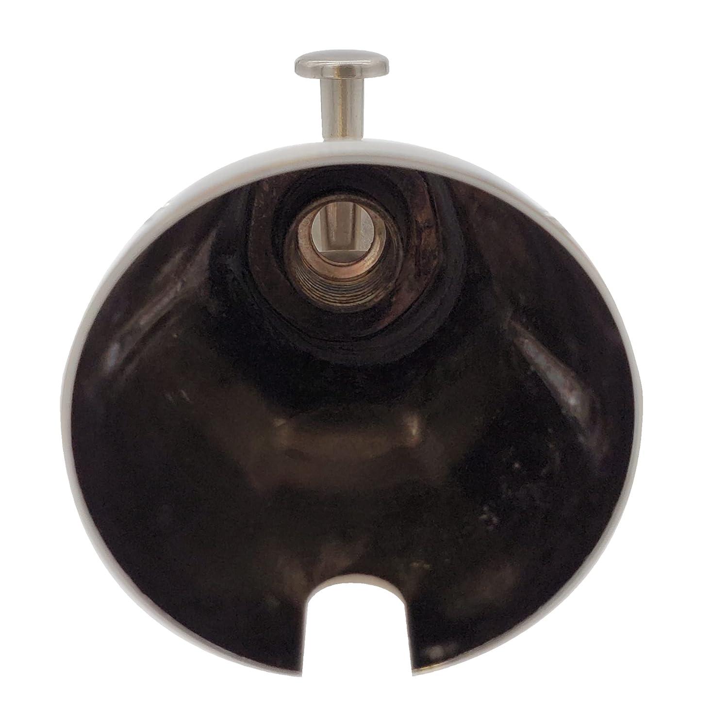 Westbrass 5-1/4" Reach Wall Mount Tub Spout with Front Diverter E531D-1F-12