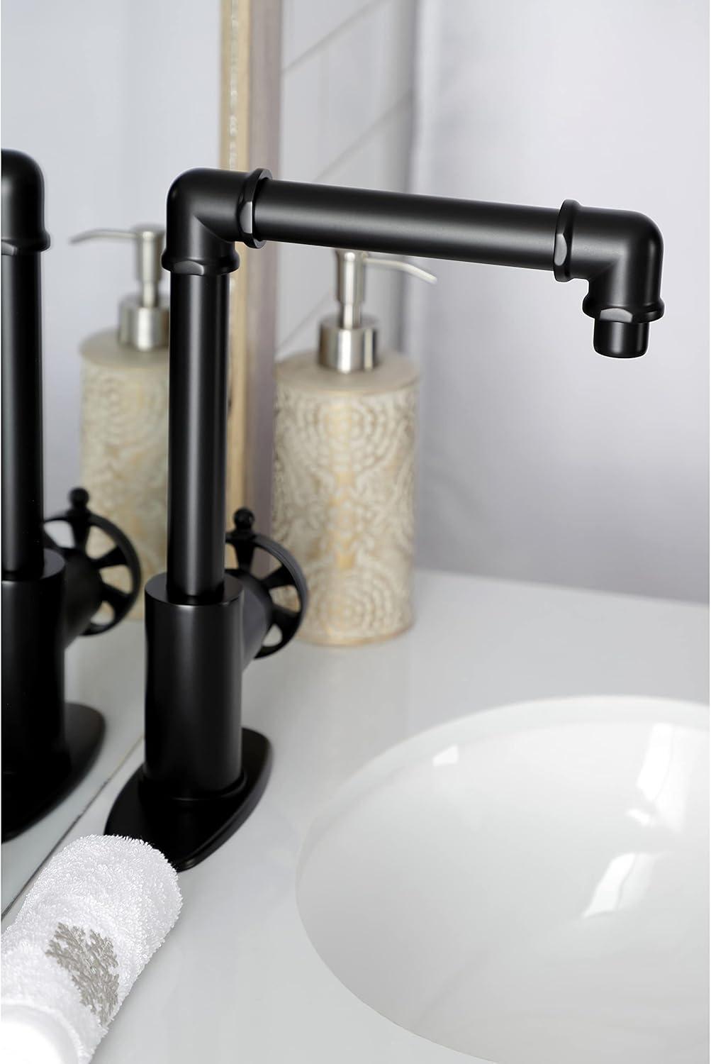 Belknap Matte Black Single-Handle Traditional Bathroom Faucet