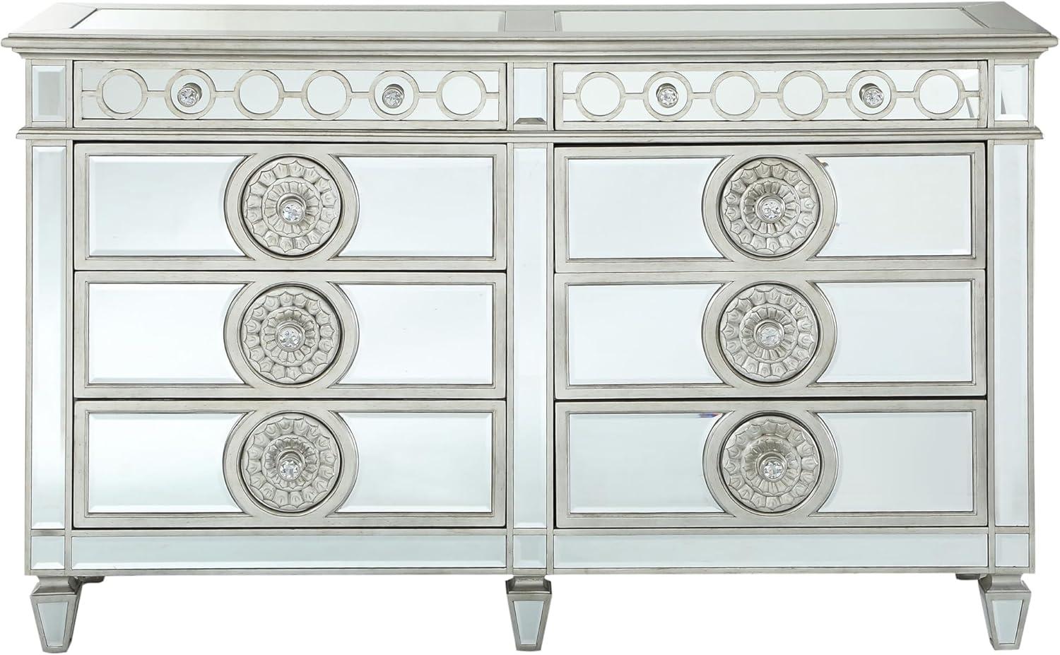 Acme Furniture Varian Dresser, Mirrored