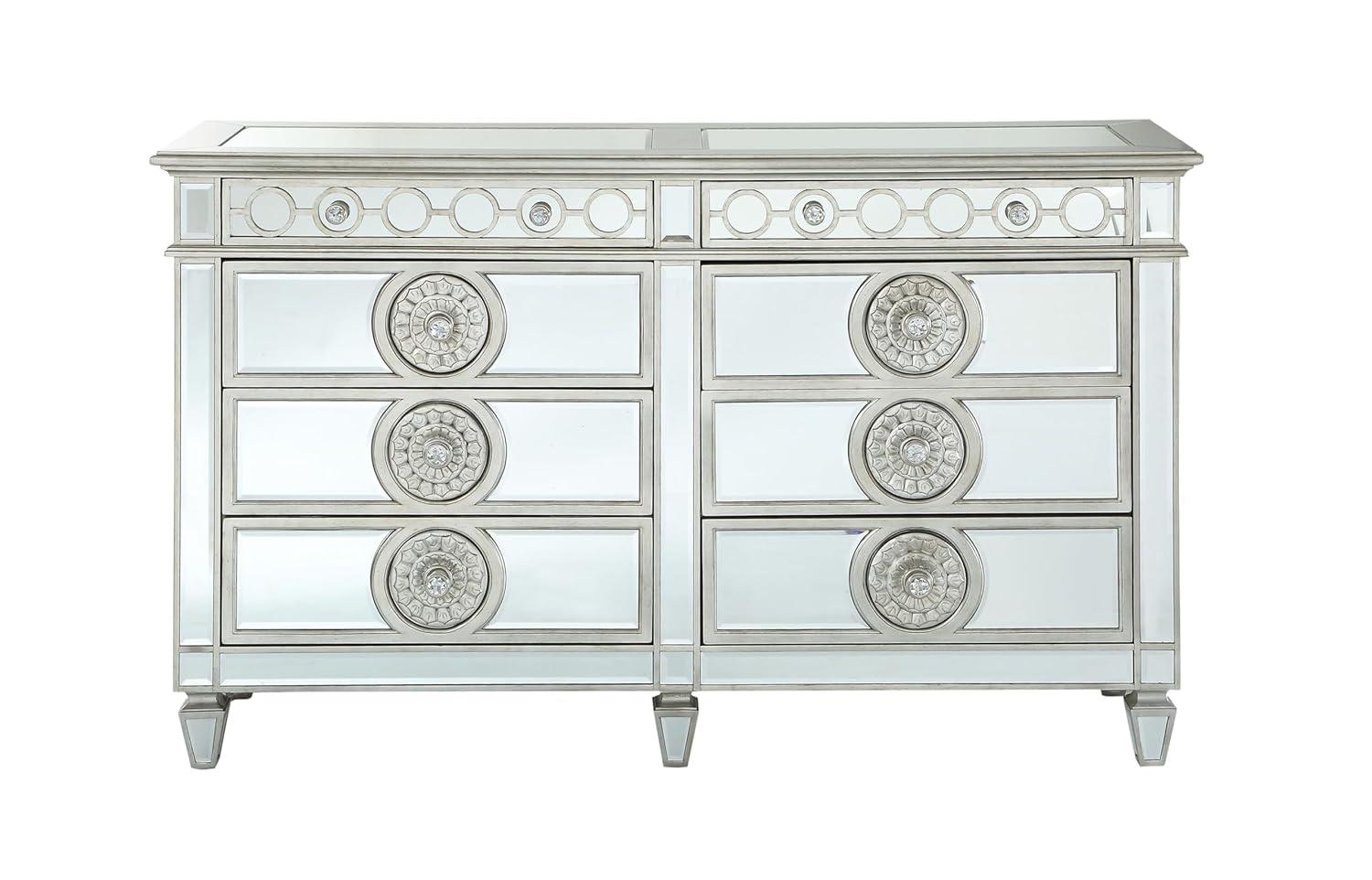 Acme Furniture Varian Dresser, Mirrored