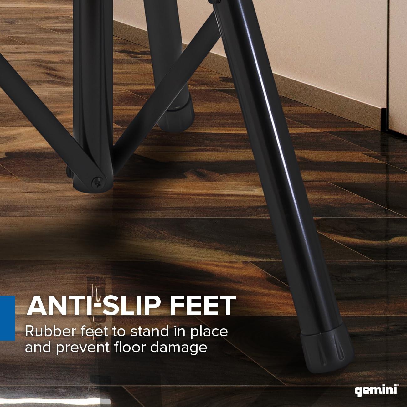 Gemini® Professional Adjustable PA Speaker Stand, Black, ST-04