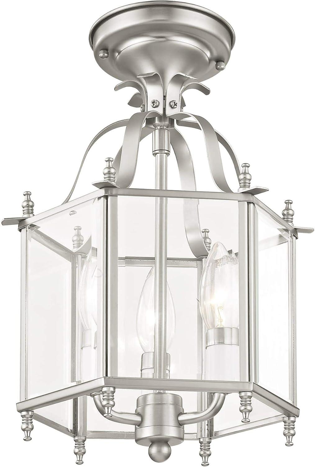 Livex Lighting Livingston 3 - Light Chandelier in  Polished Brass