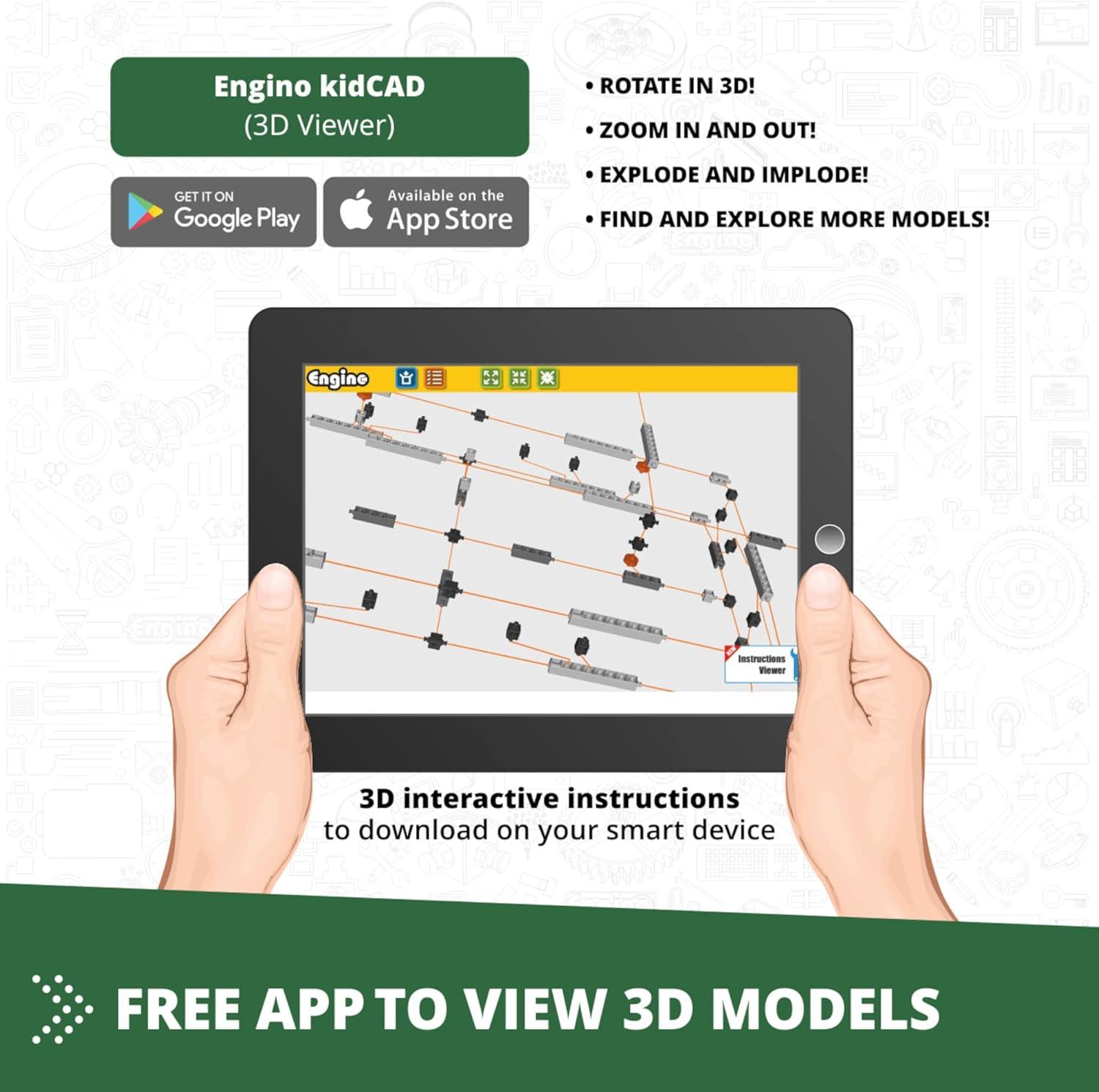 Engino- STEM Toys, Construction Toys for Kids 9+, Botanic Laboratory