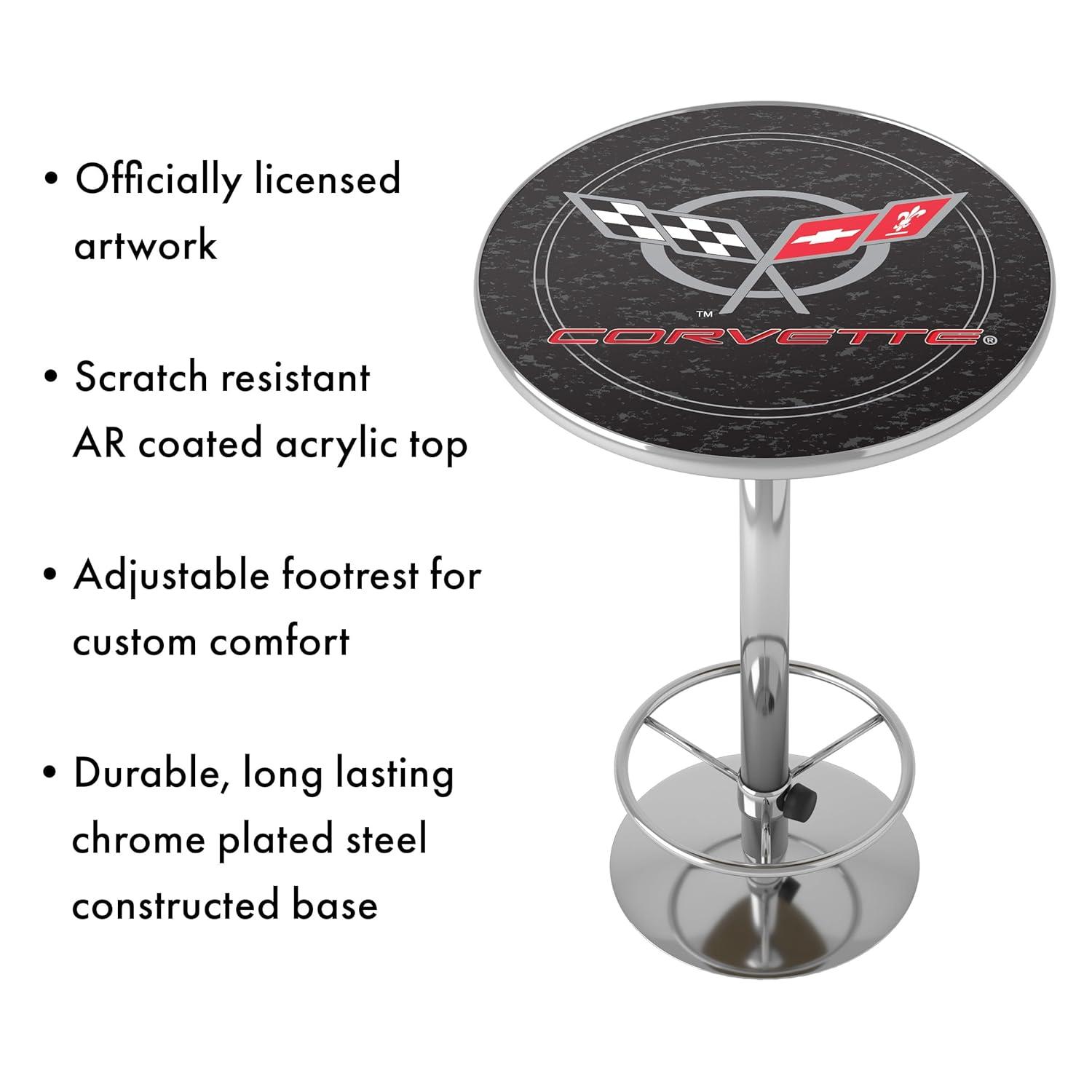 Trademark Global Round Metal Base Dining Table