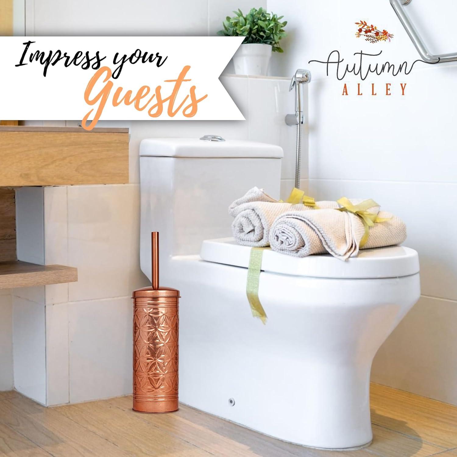 Autumn Alley Autumn Alley Alley Metal Toilet Brush And Holder