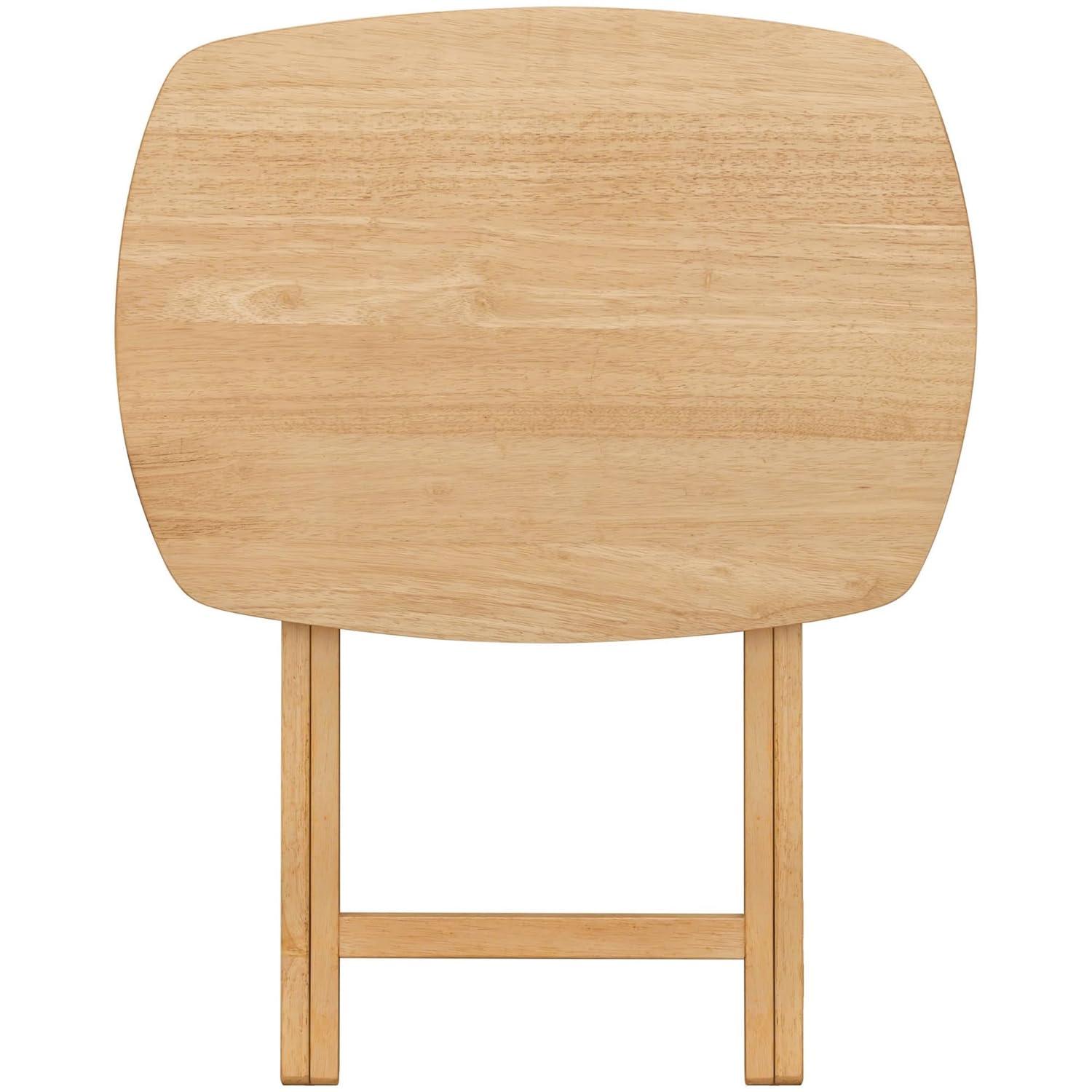 eHemco Wood Oversized Foldable TV Tray Table for Eating/2