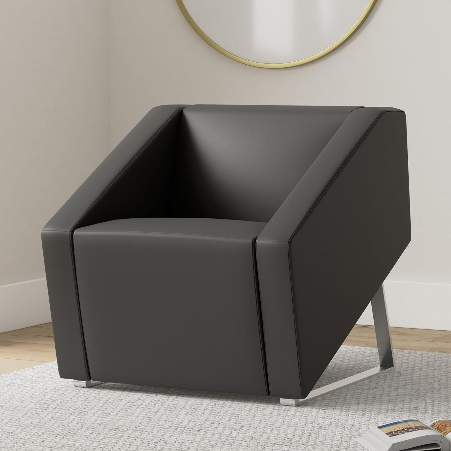 Flash Furniture HERCULES Smart Series Black LeatherSoft Lounge Chair