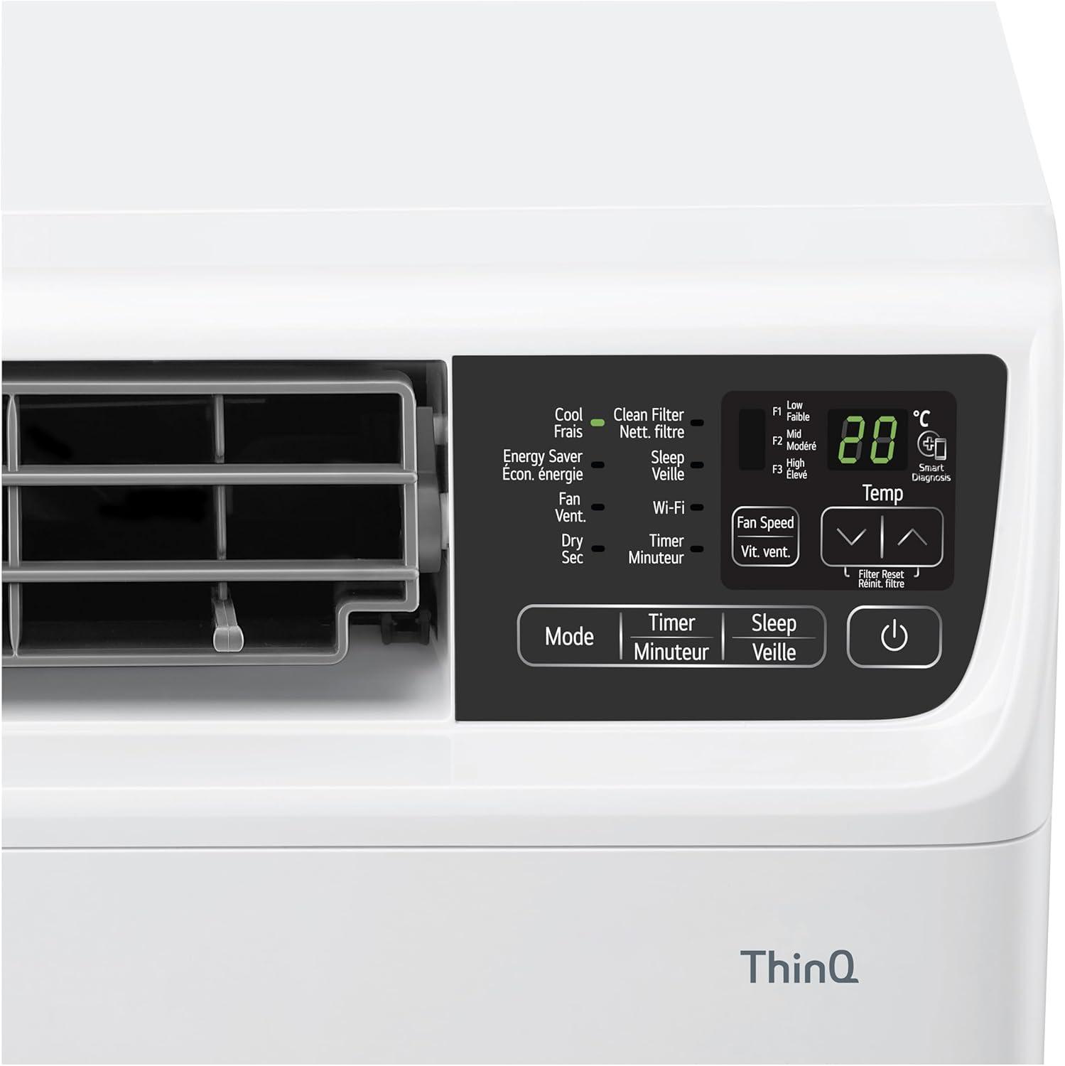 LG 14,000 BTU DUAL Inverter Smart Wi-Fi Enabled Window Air Conditioner for up to 700 sq. ft.