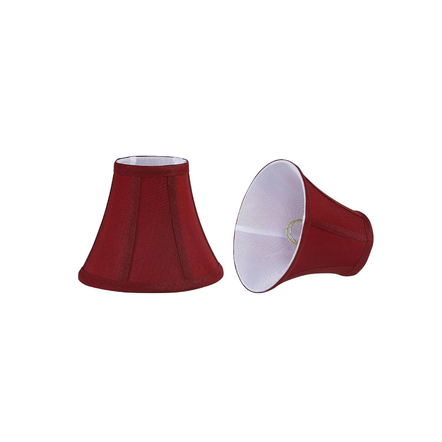Aspen Creative Corporation 6'' Silk Bell Candelabra Shade (Set of 2)