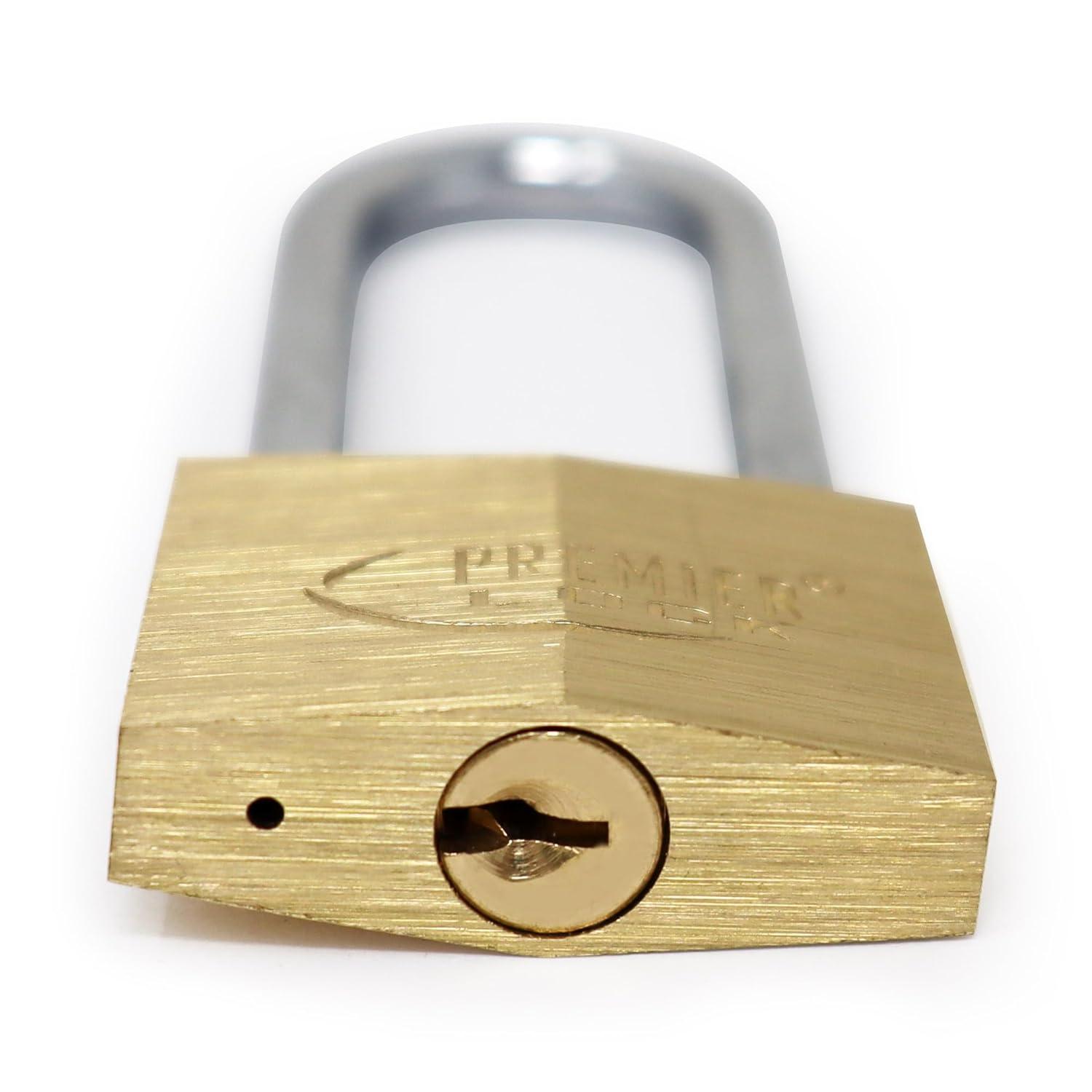 SBP09 Solid Brass Padlocks, 1-1/2-Inch, 1-Pack