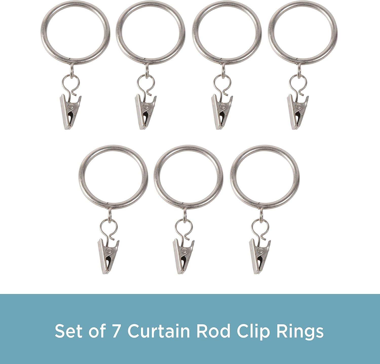 Kenney Kenney Clip Rings for 1" Diameter Curtain Rods
