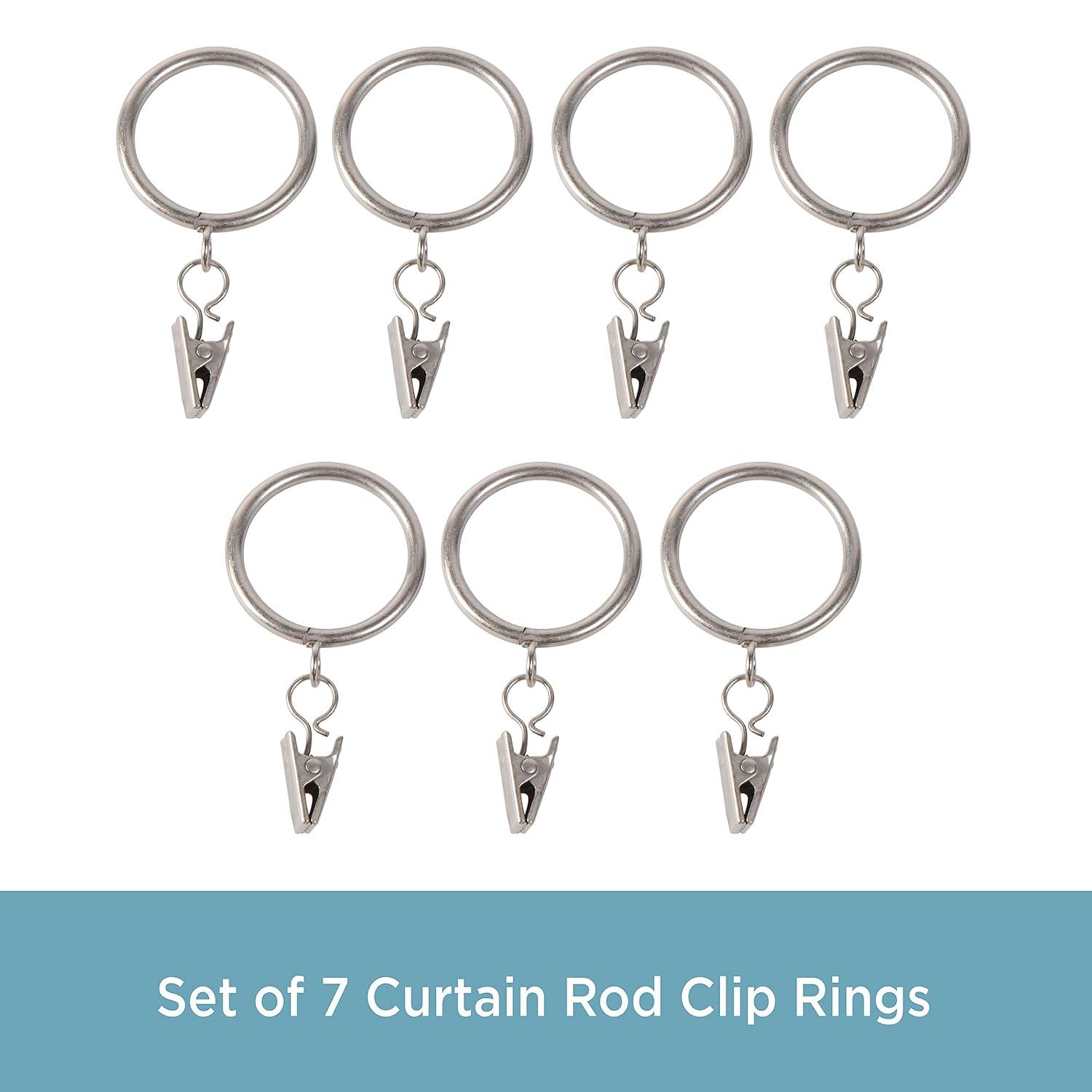 Kenney Kenney Clip Rings for 1" Diameter Curtain Rods