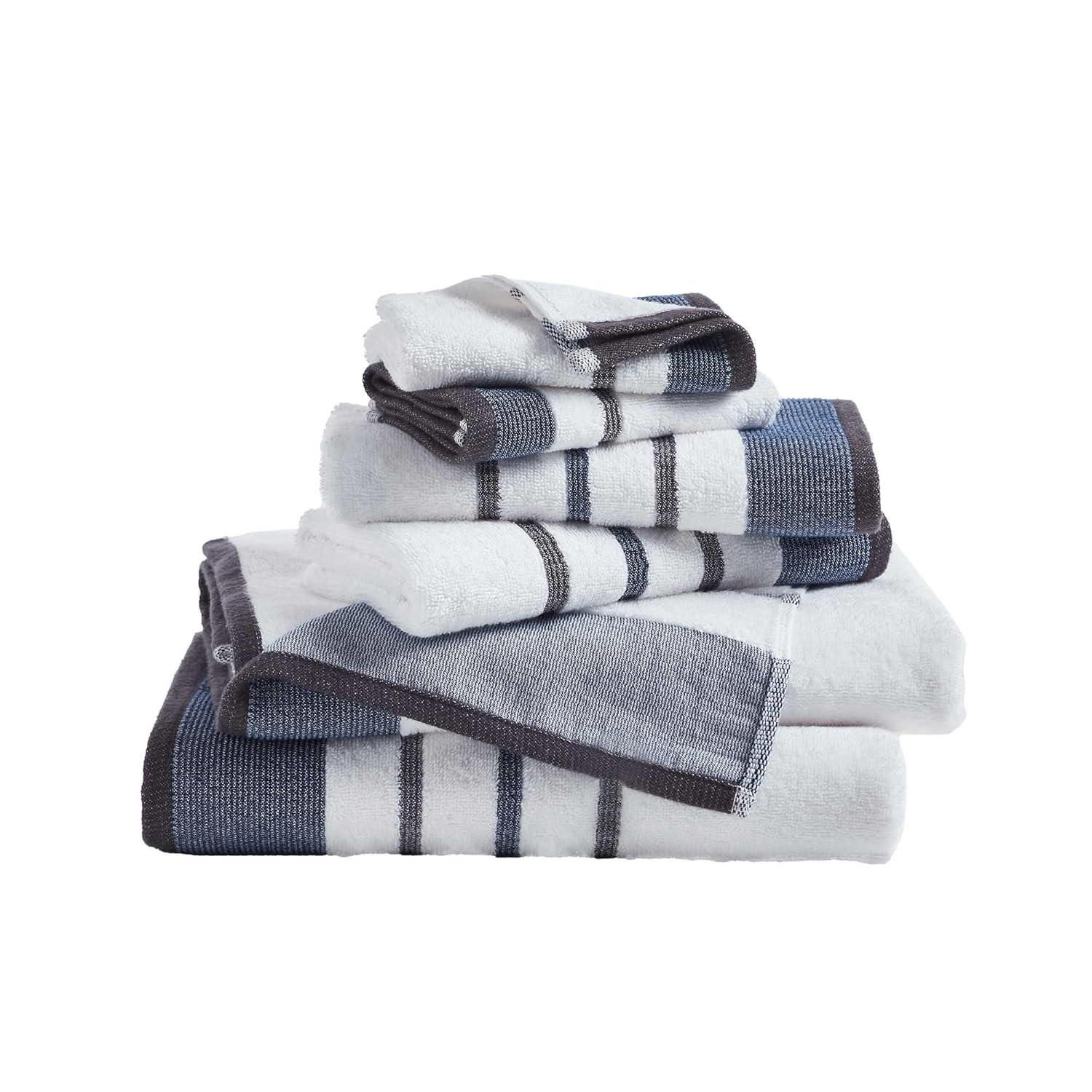 FreshFolds Cotton Blend Decorative 6-Piece Towel Set