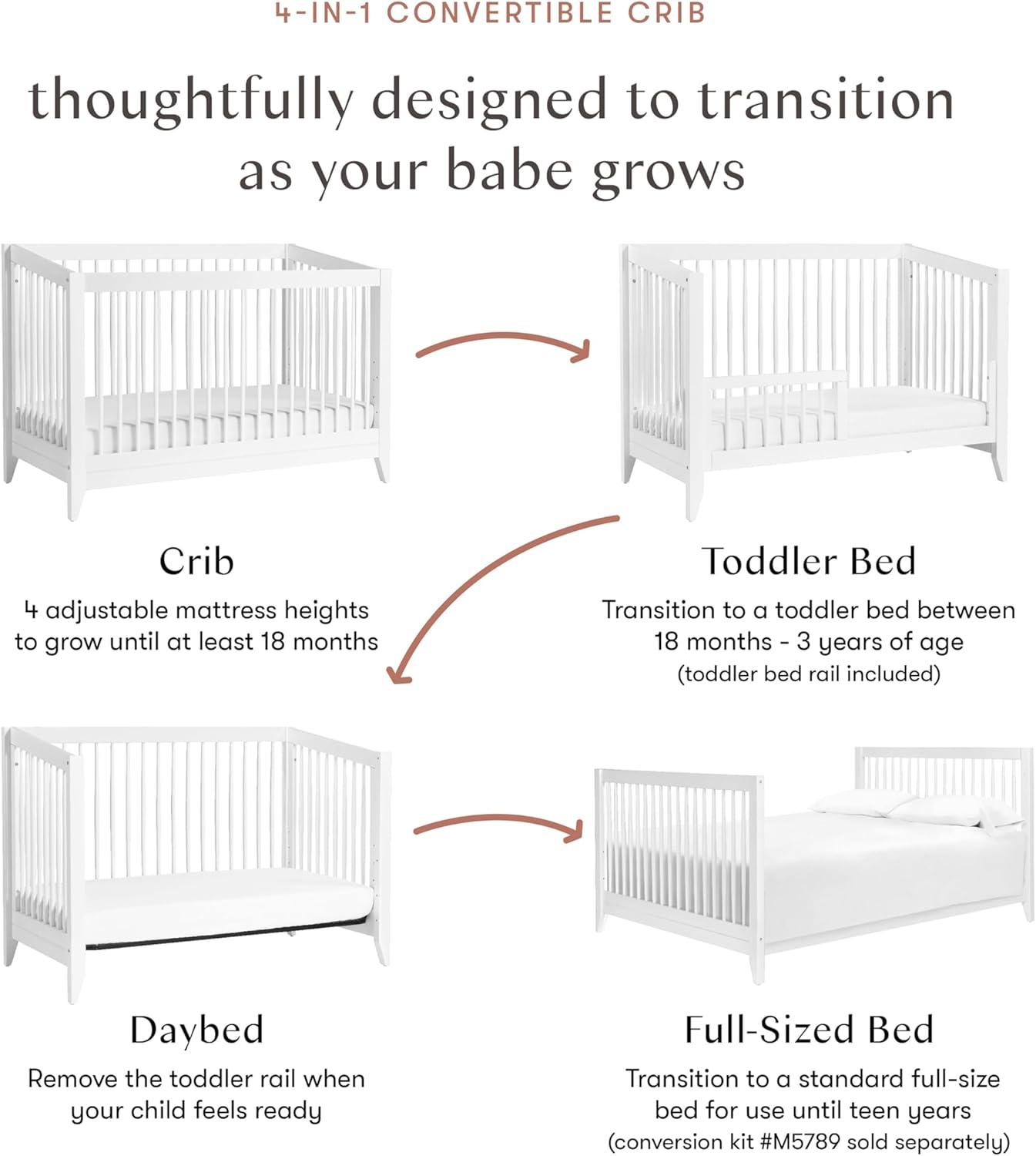 Sprout 4-in-1 Convertible Crib