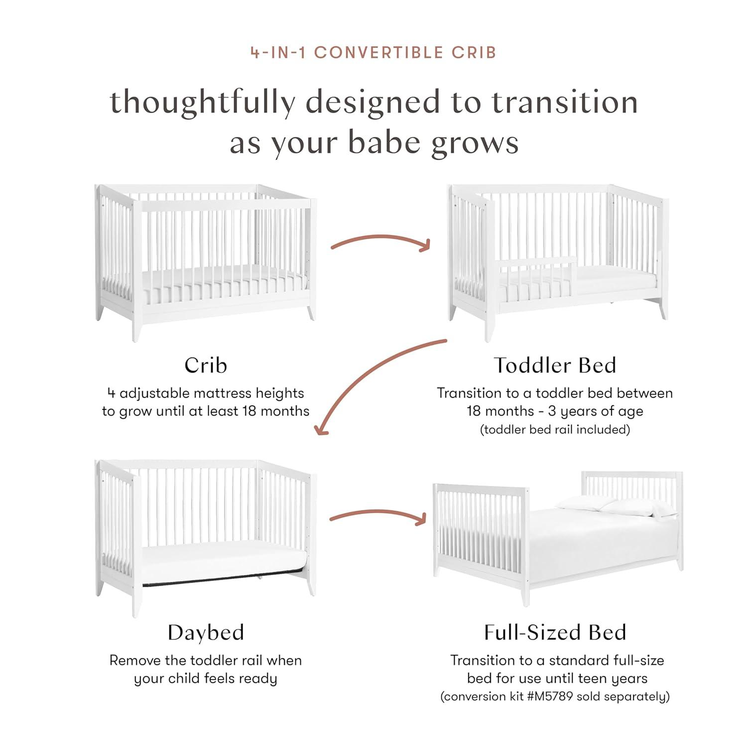 Sprout 4-in-1 Convertible Crib