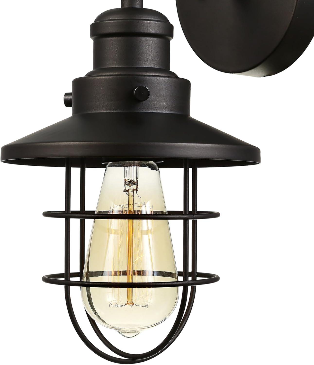 Globe Electric Beaufort 1-Light Dark Bronze Wall Sconce, 59123