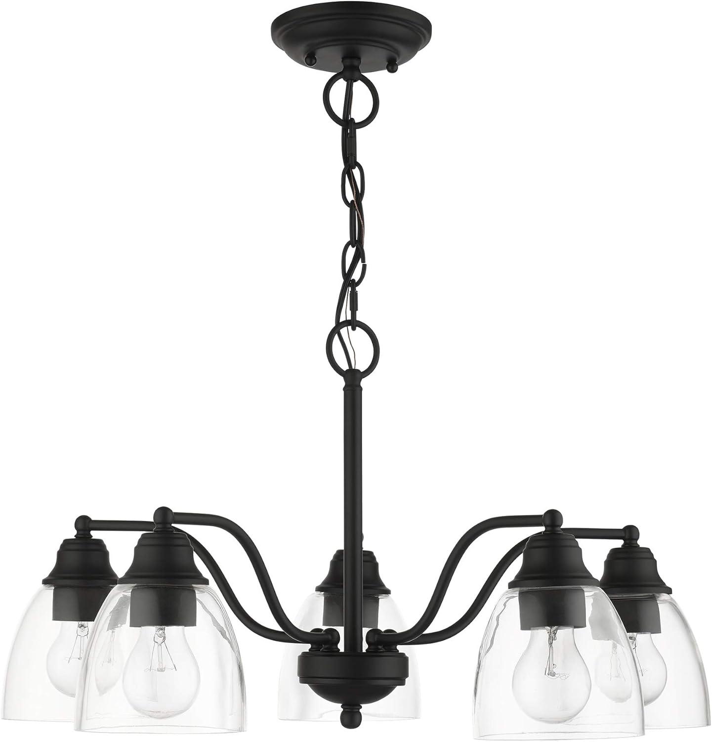 Livex Lighting Montgomery 5 - Light Chandelier in  Black