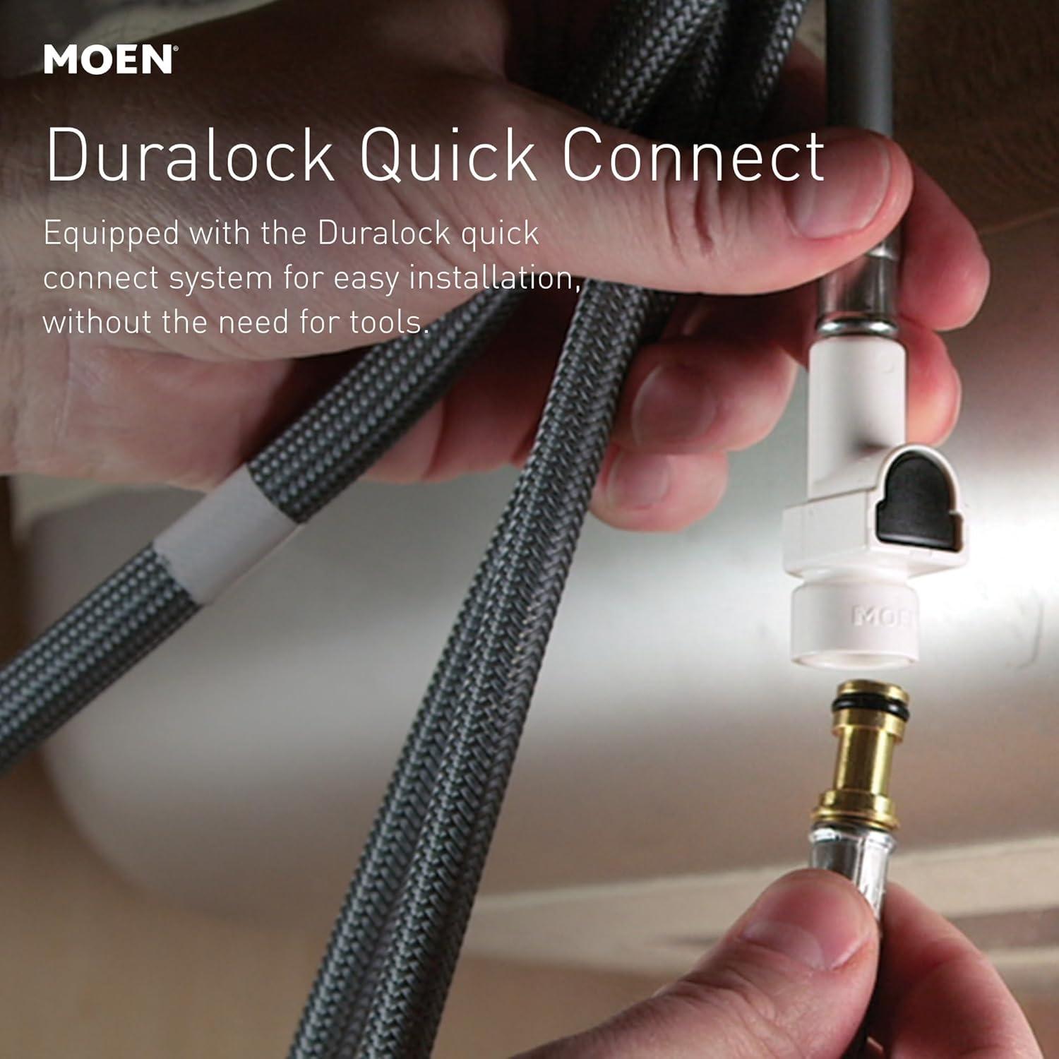 Brantford Pull Out Single Handle Kitchen Faucet with PowerBoost and Reflex