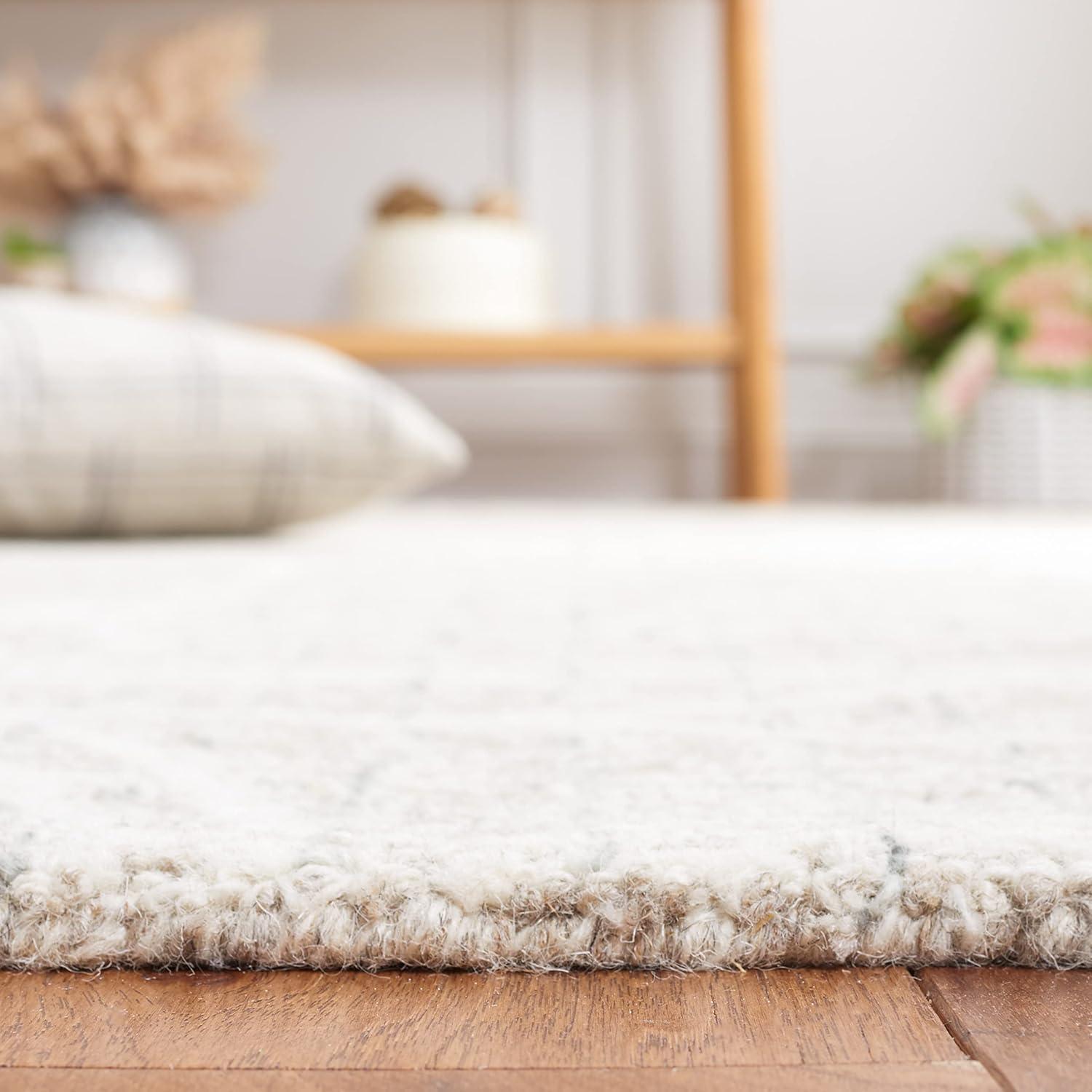 Metro MET881 Hand Tufted Indoor Area Rug - Beige/Ivory - 4'x6' - Safavieh