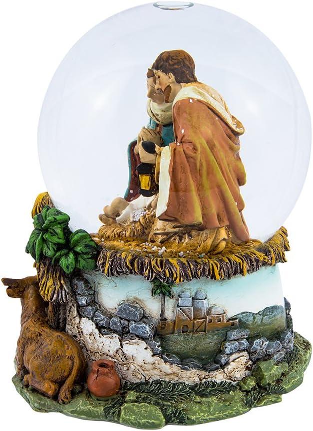 Kurt Adler Holy Family Musical Water Globe, 100mm