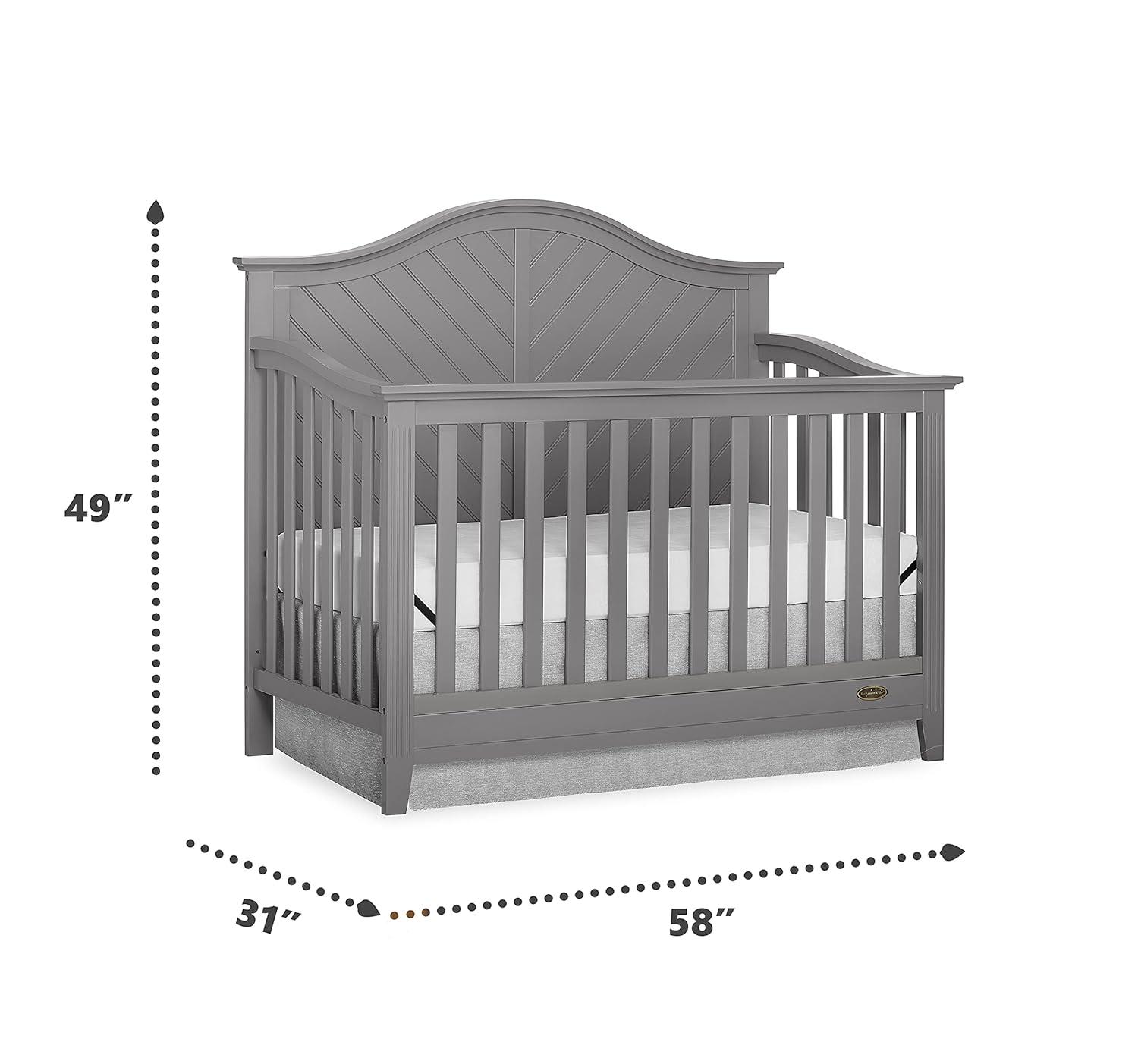 Dream On Me Ella 5 in 1 Convertible Crib