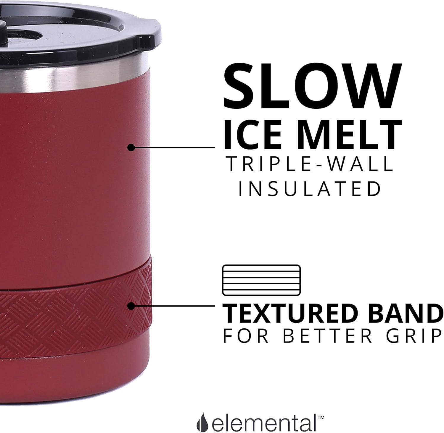 Elemental Triple Wall Insulated Stainless Steel Travel Tumbler