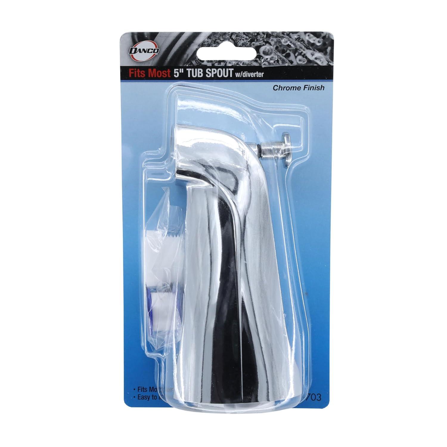 DANCO 88703 Tub Spout with Diverter, Chrome Finish, 1-Pack