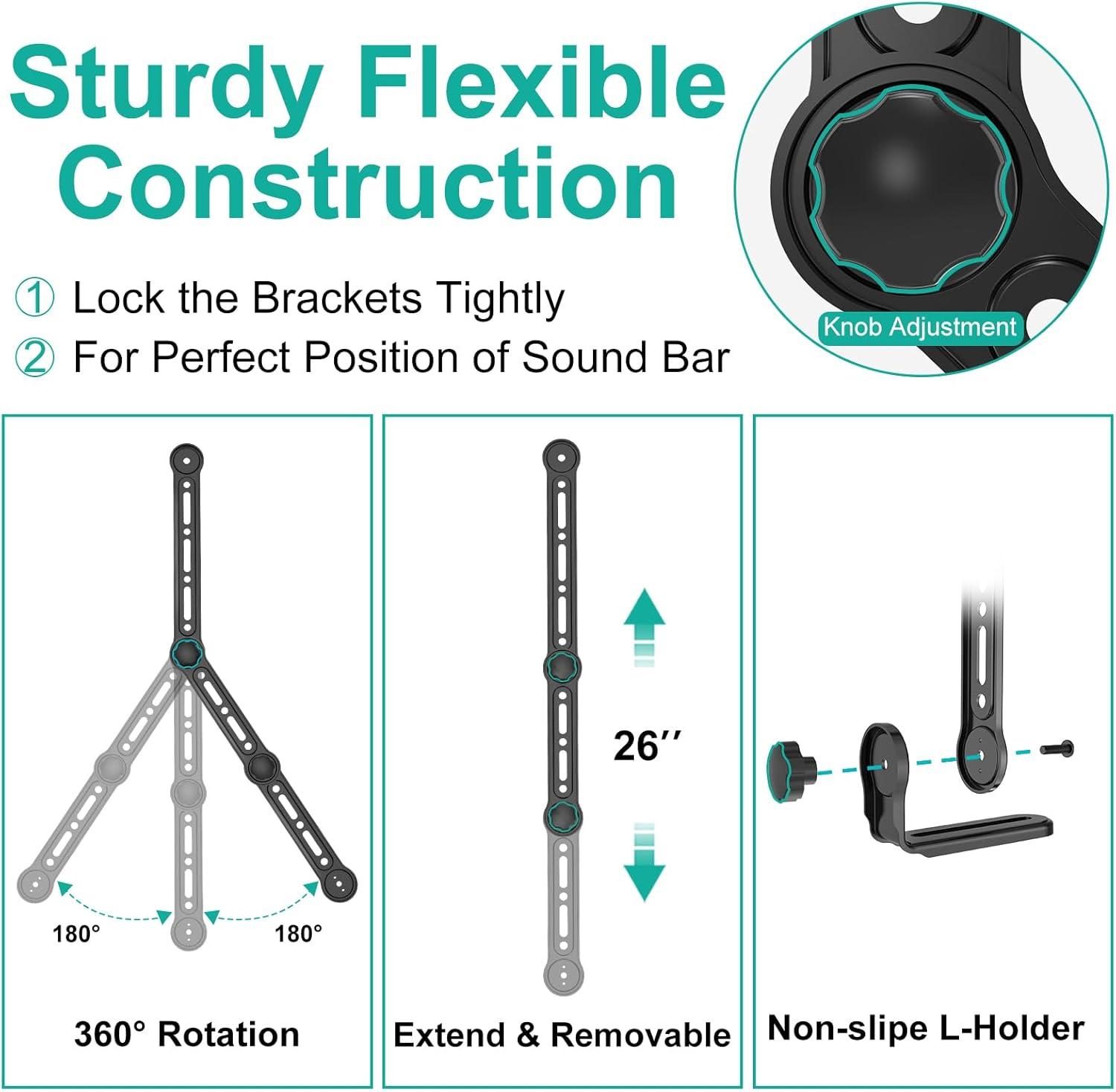 Mount-it Soundbar Bracket Universal TV & Reviews | Wayfair