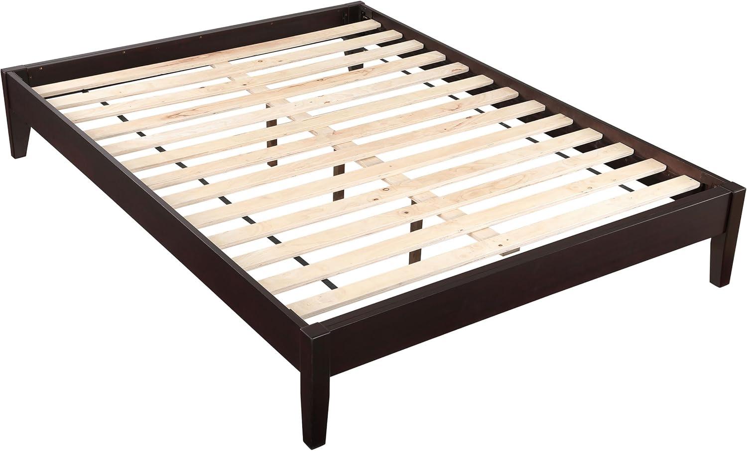 Platform Bed, Eastern King Bed, Cappuccino