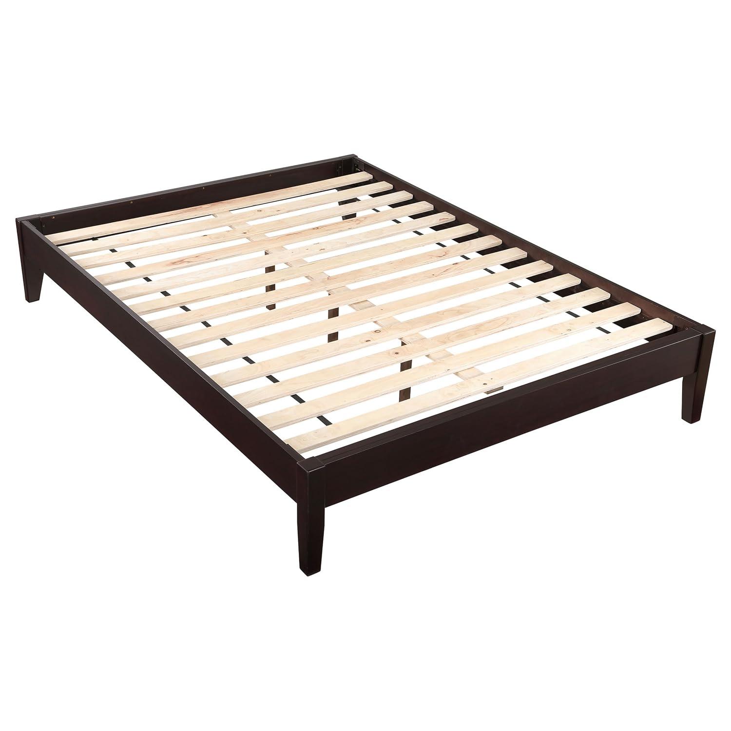 Platform Bed, Eastern King Bed, Cappuccino