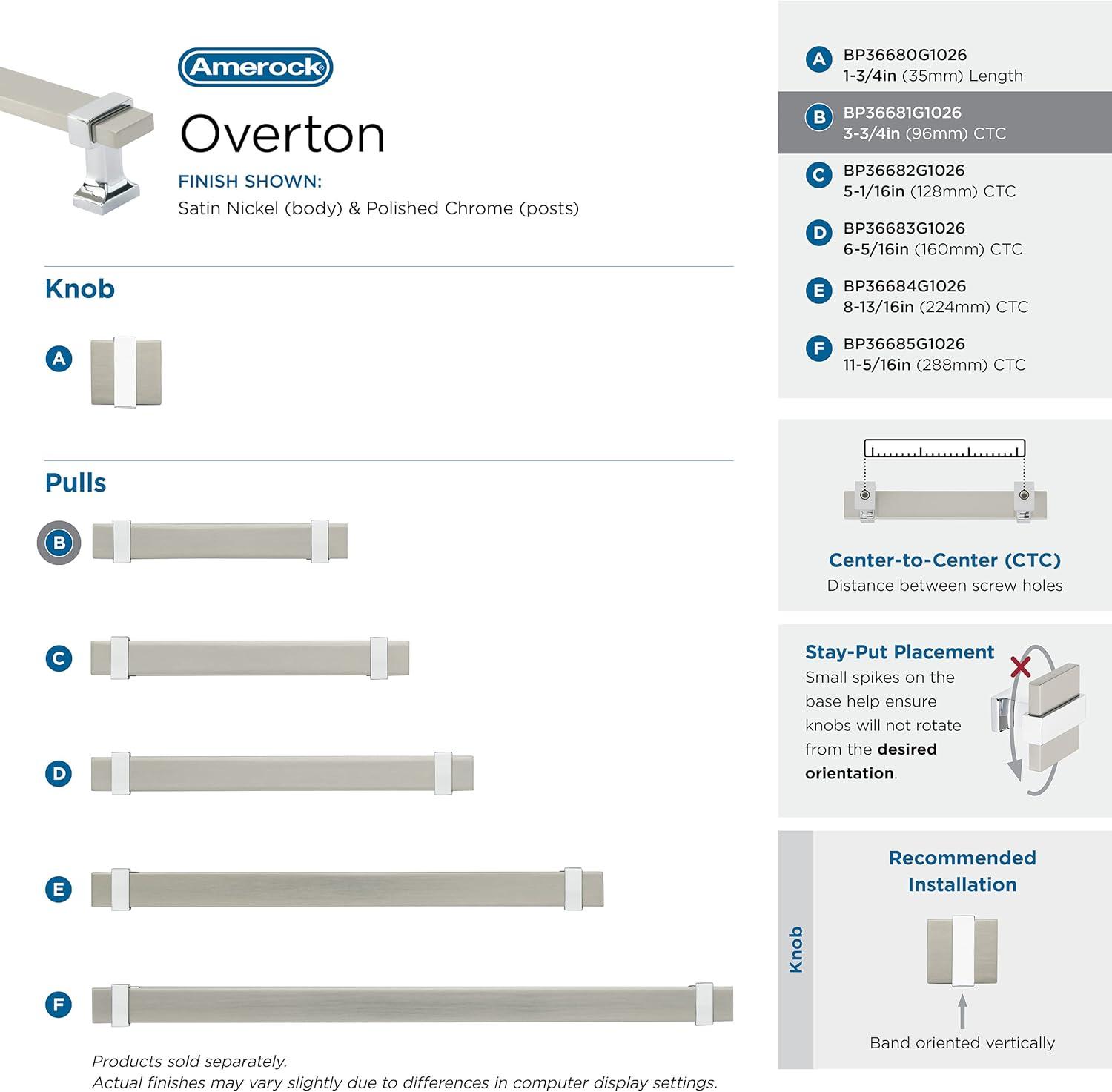 Amerock Overton Bar Pull