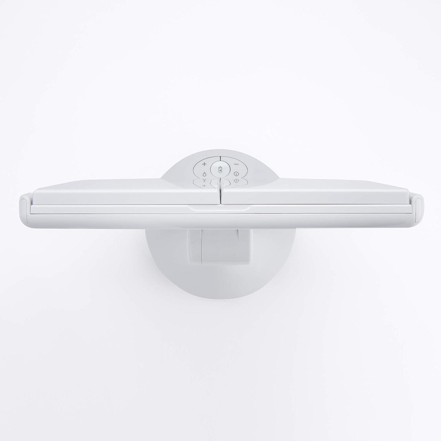 iHome Beauty REFLECT TRIFOLD Vanity Speaker with Bluetooth Audio, Hands-Free Speakerphone, LED Lighting, Siri and Google Support, and USB Charging
