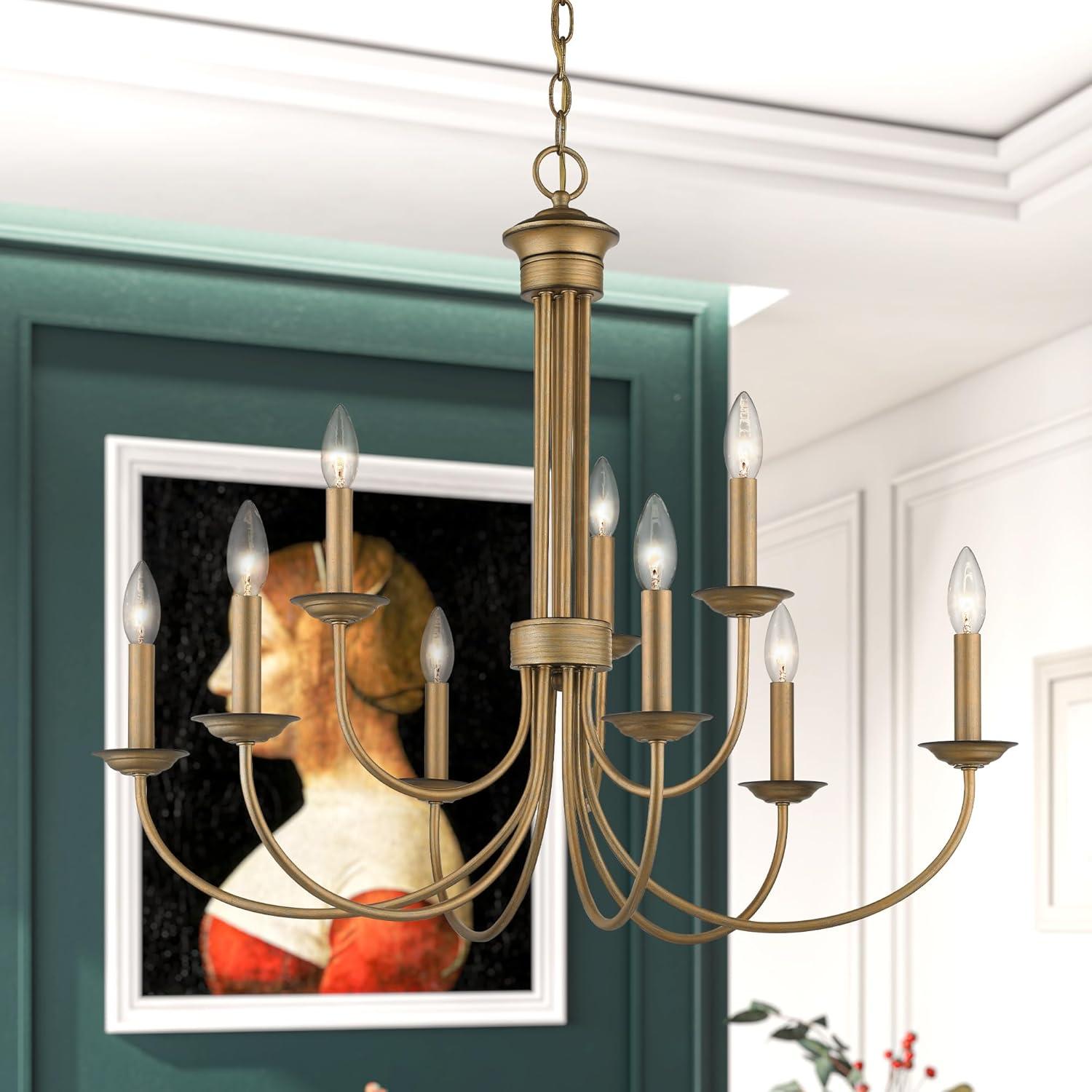 Livex Lighting Estate 9 - Light Chandelier in  Bronze