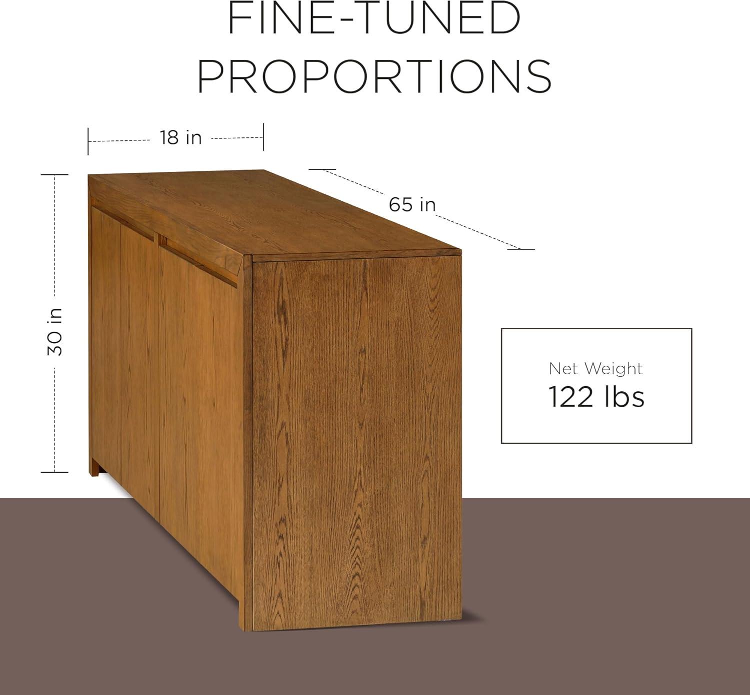 Maven Lane Iris Contemporary Wooden Sideboard