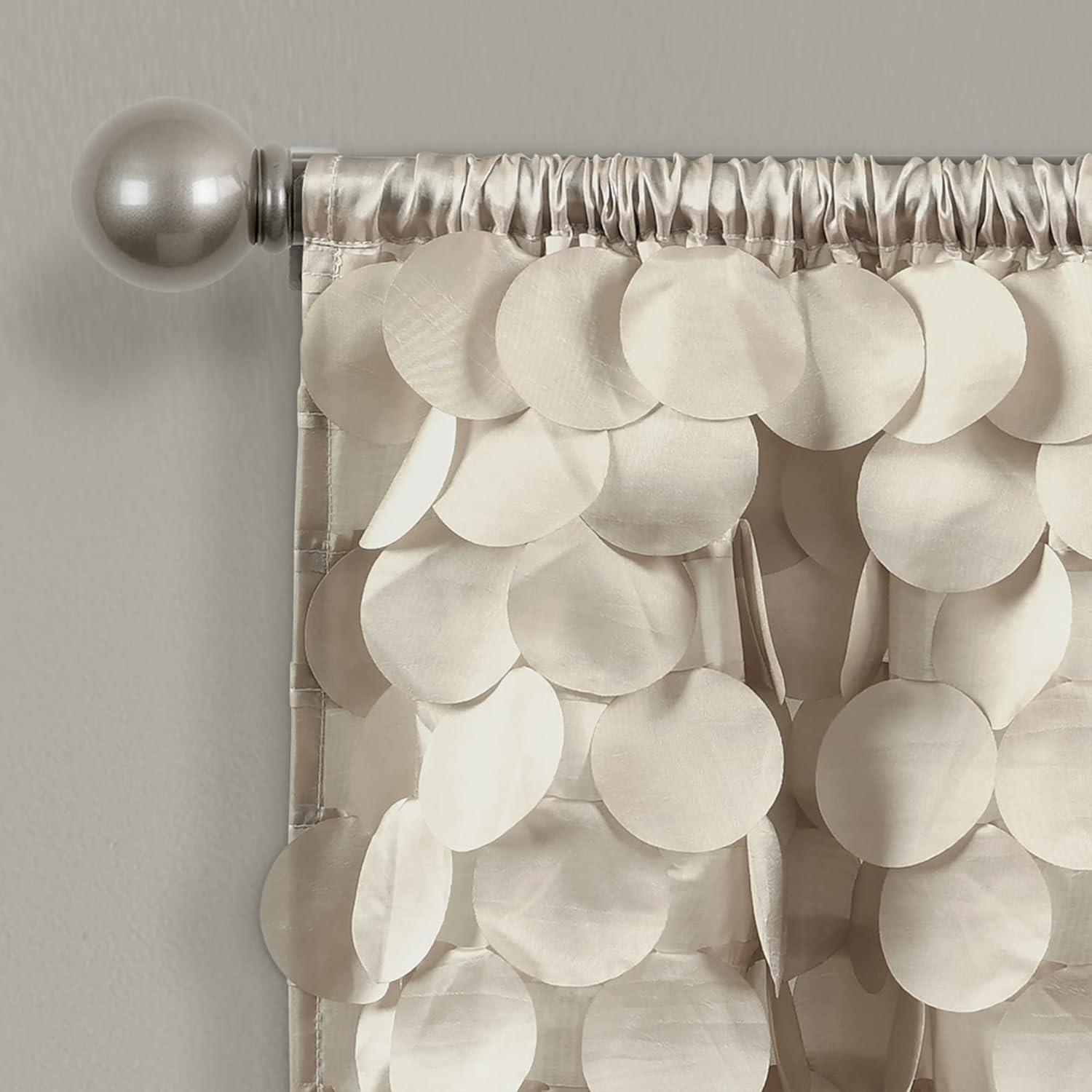 Lush Decor Gigi Scalloped Window Valance