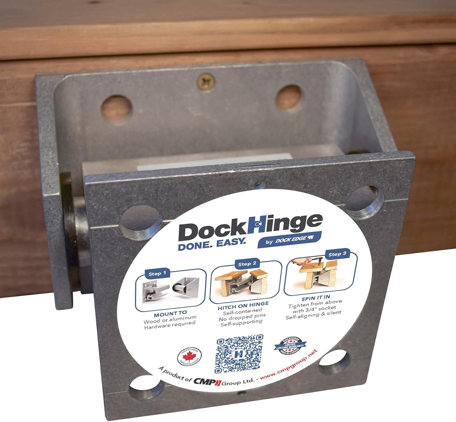 Dock Edge DE85329F Dock Hinge Coupler For 1/2" Carriage Bolts.