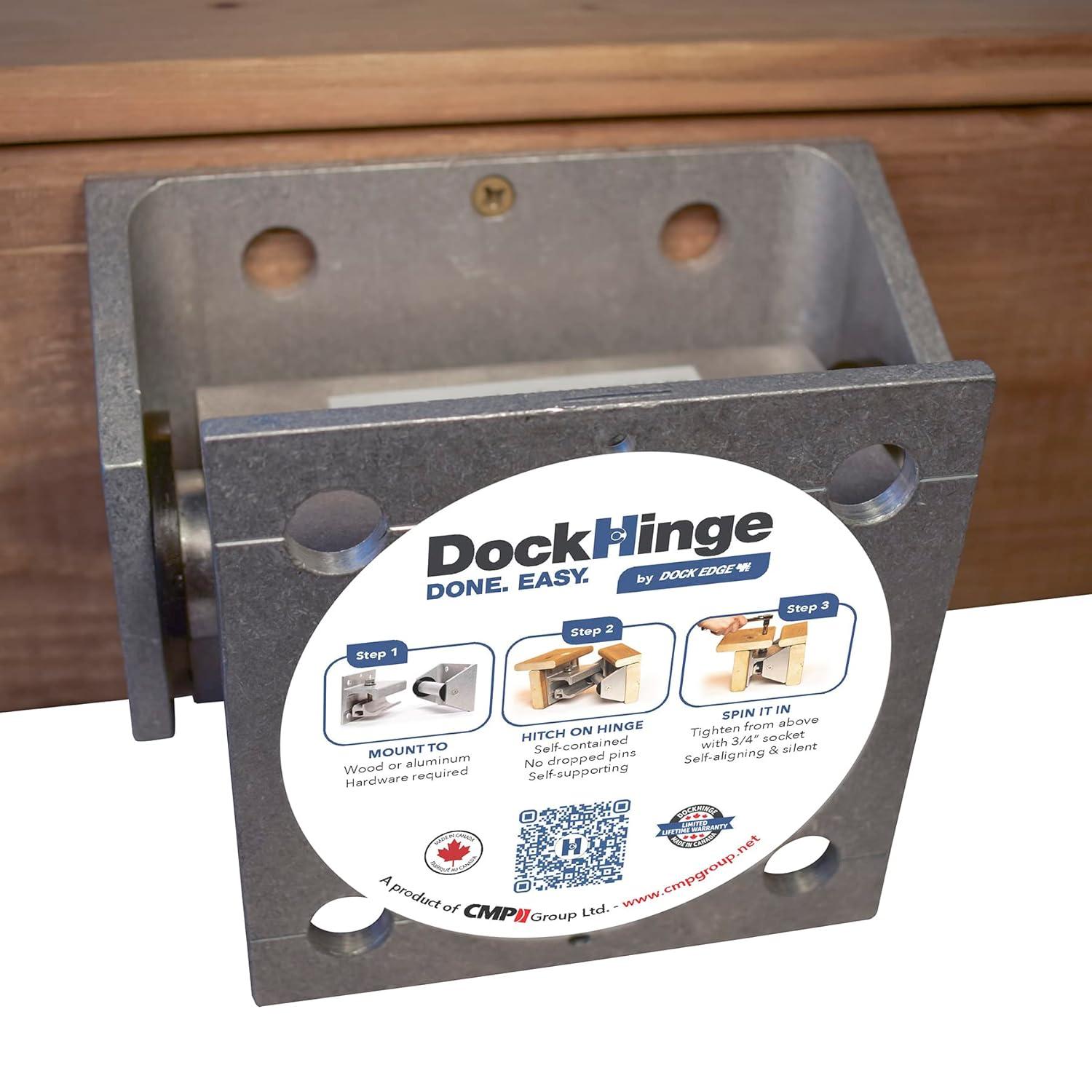 Dock Edge DE85329F Dock Hinge Coupler For 1/2" Carriage Bolts.
