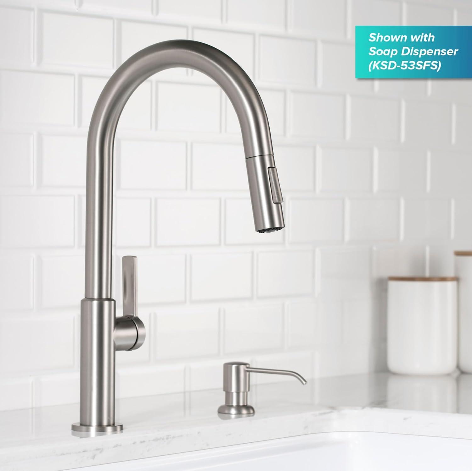 KRAUS Oletto Single Handle Pull Down Kitchen Faucet