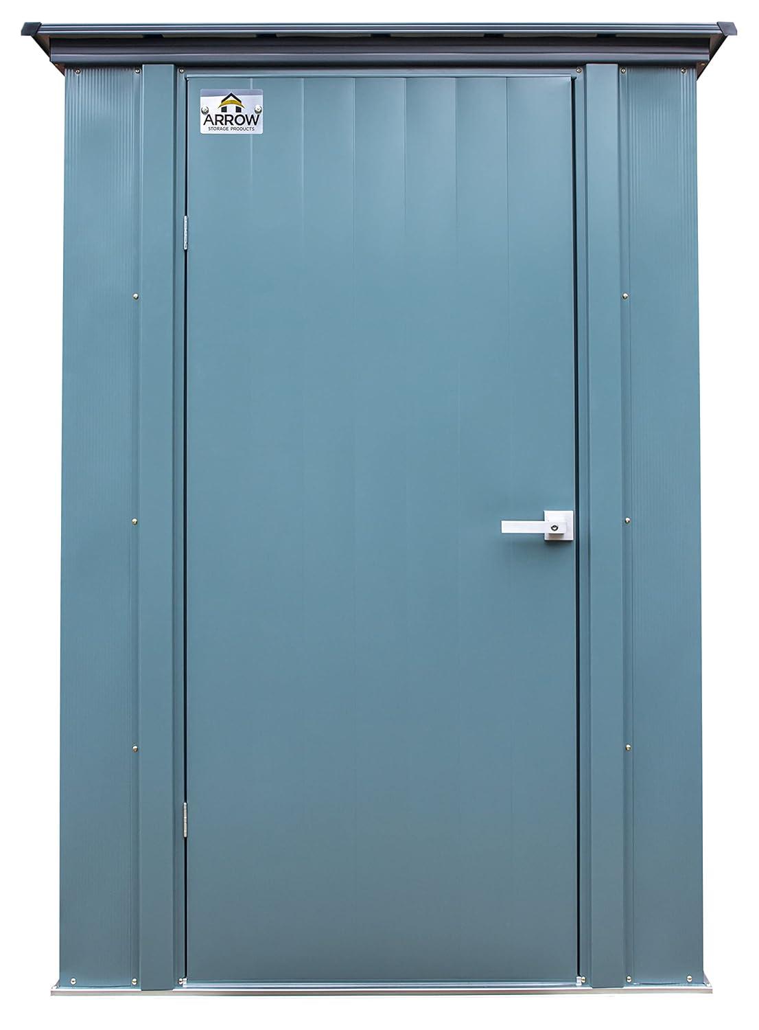 Arrow Spacemaker 4 ft. W x 3 ft. D Metal Vertical Storage Shed