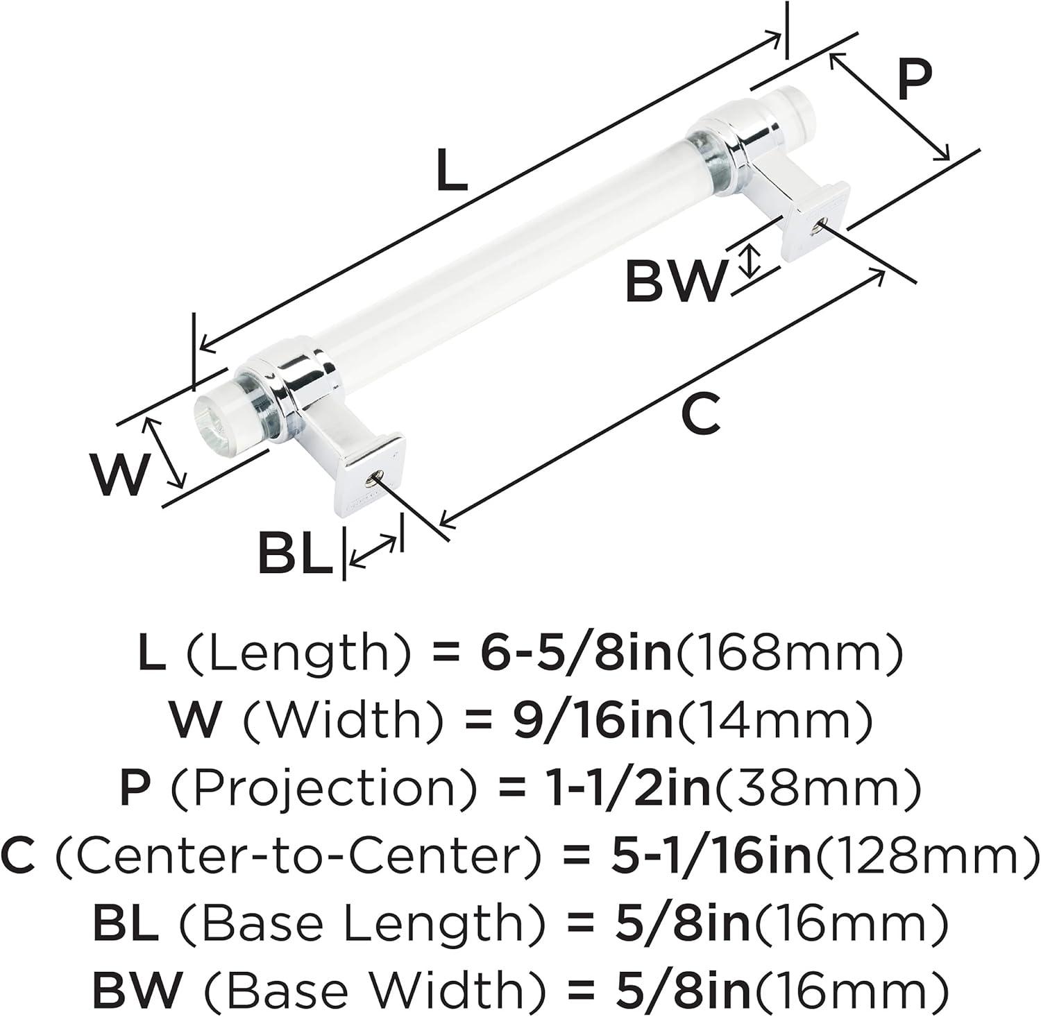 Glacio 5 1/16" Center to Center Bar Pull