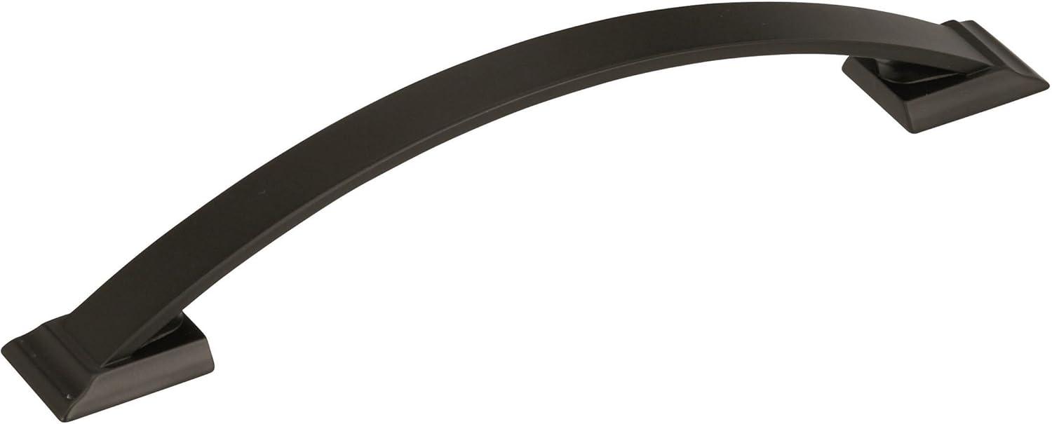 Amerock Candler 6-5/16 inch (160mm) Center-to-Center Black Bronze Cabinet Pull